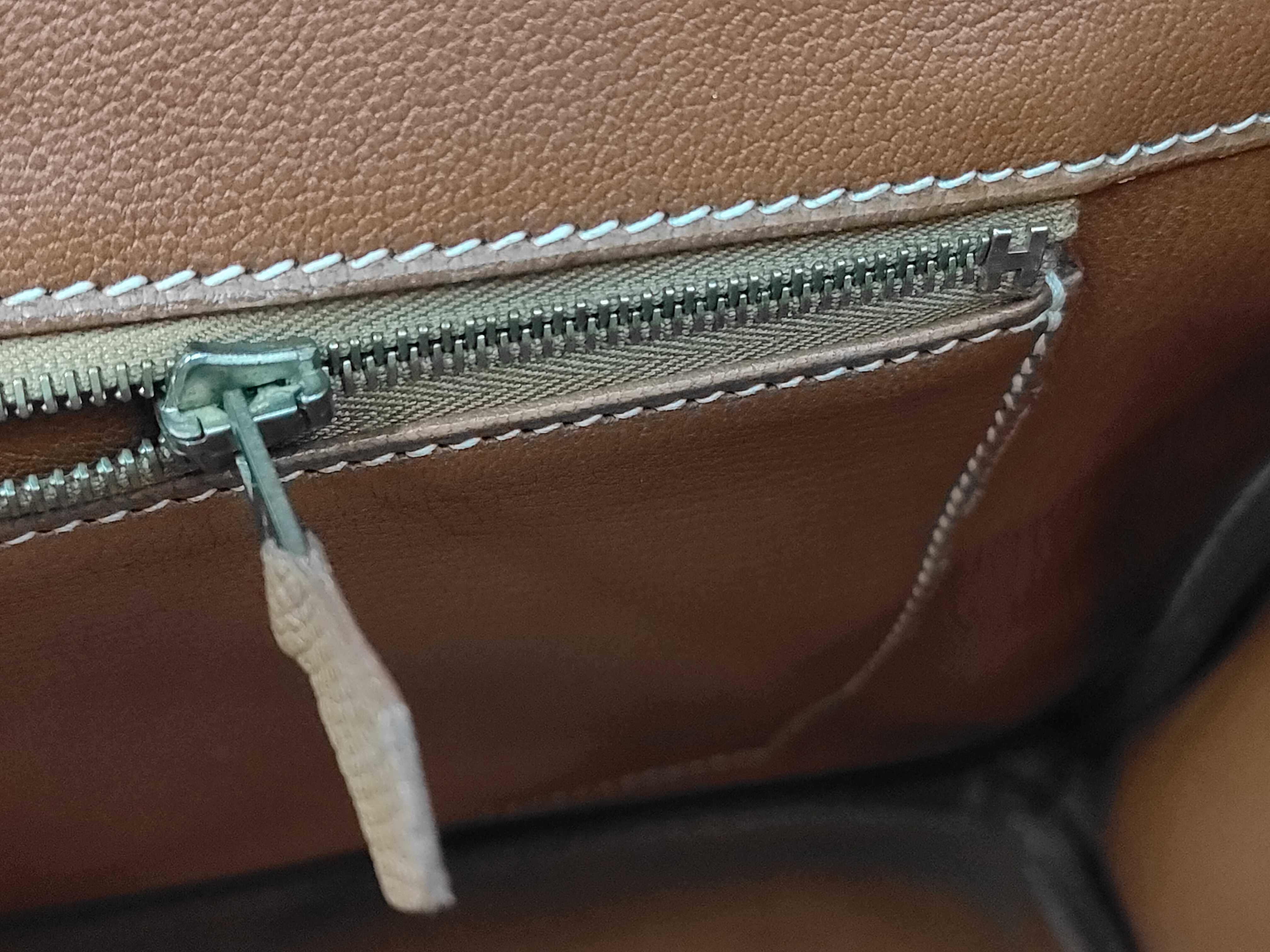Birkin 35 Courchevel Leather Gold with Gold Hardware F Handbag — view 12