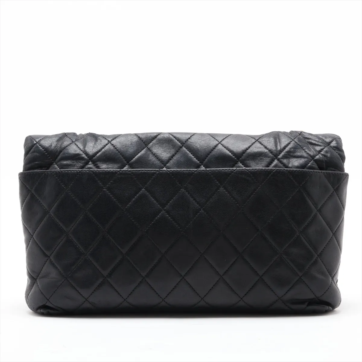 2.55 Lambskin Chain Shoulder Bag, Black with Gold Hardware, 6739668, Series 6 — view 2