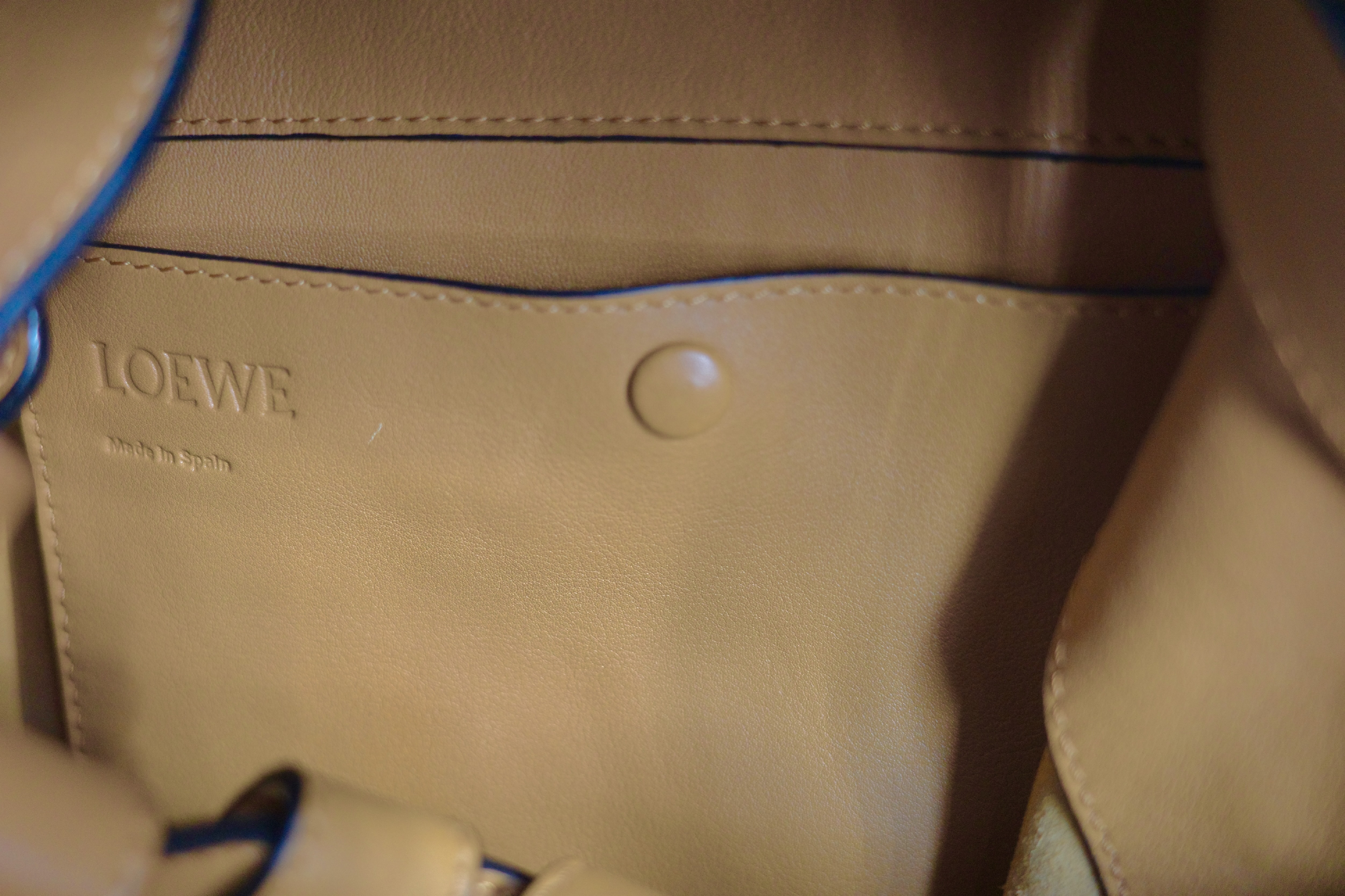 Drawstring Leather Backpack Rucksack — view 10