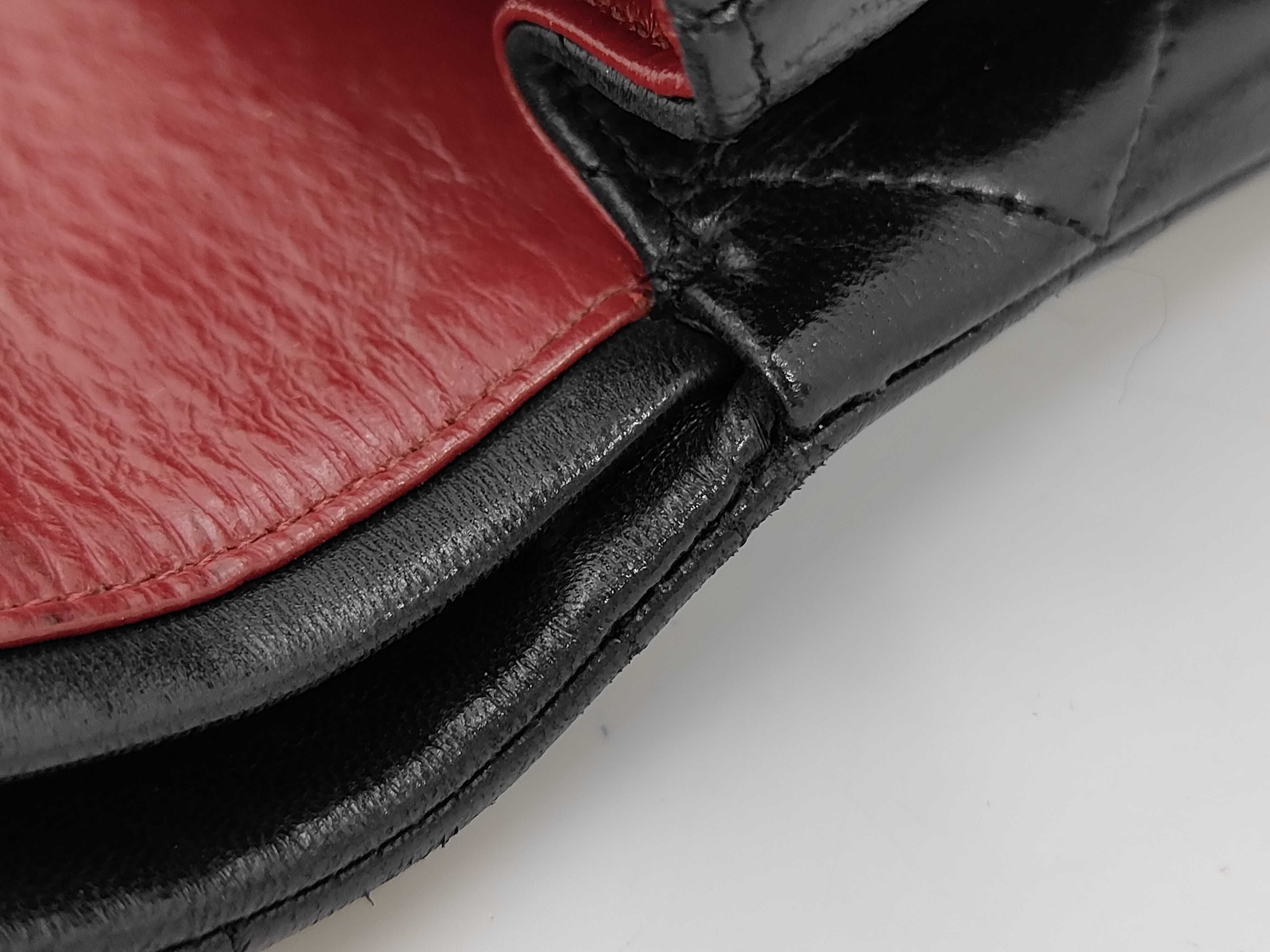 Matelassé Lambskin Double Flap Double Chain Shoulder Bag — view 9