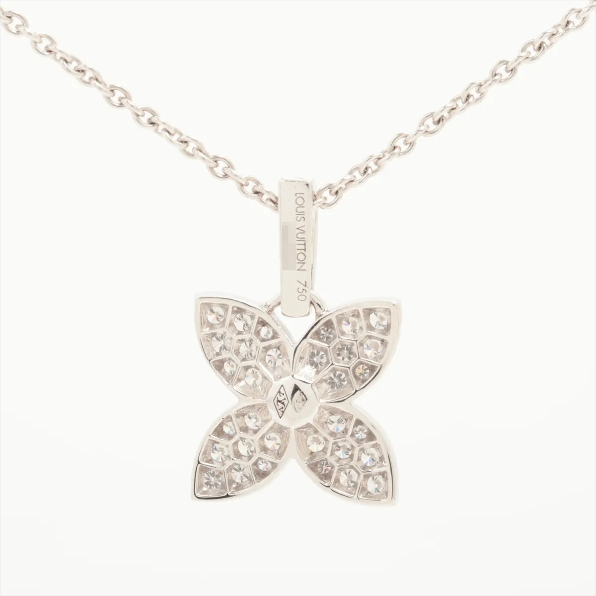 Pandantif Crackant Pave Diamond Necklace 5.1g QGA922 750(WG) x Gold unknown (Hallmark) No chain brand stamp — view 2