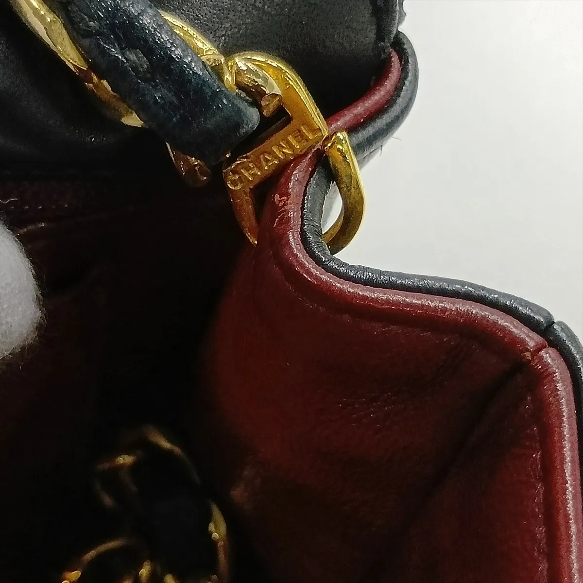Mini Matelassé Lambskin Single Flap Single Chain Bag, Black with Gold Hardware, Item No. 1785520 (Serial No. 1) — view 12
