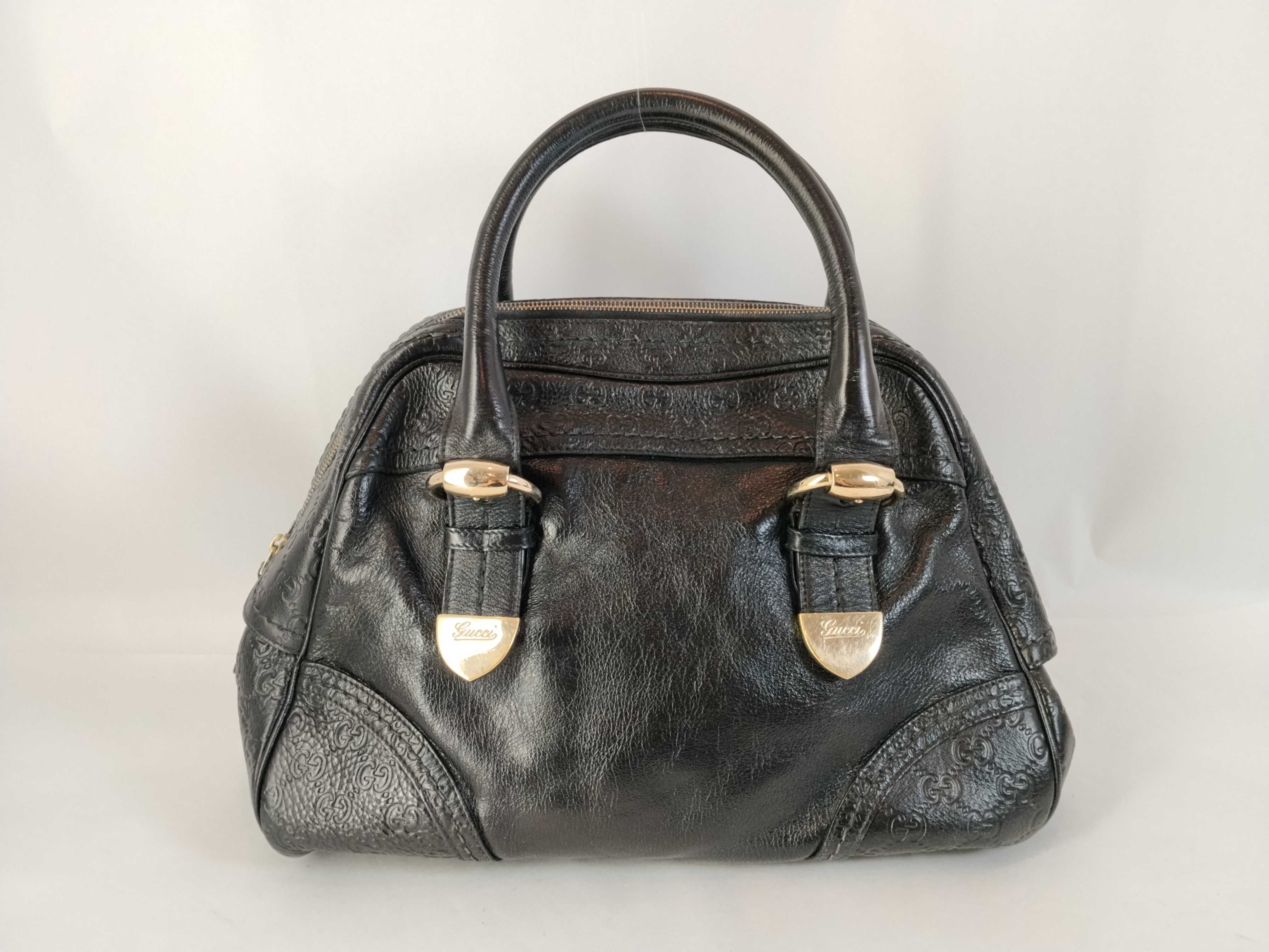 Guccissima 181507 Handbag BLACK Guccissima Leather Bowling Bag Handbag