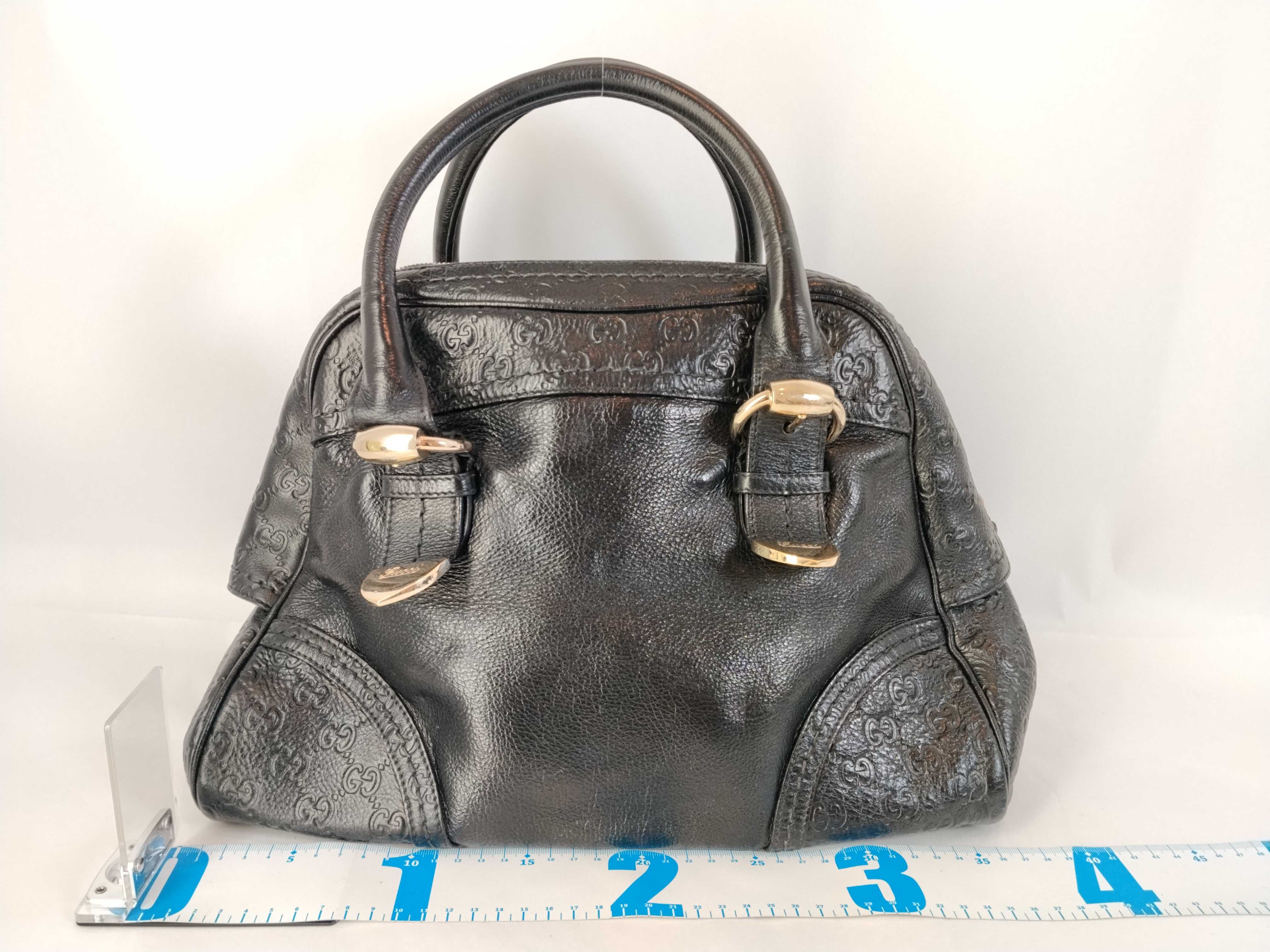 Guccissima 181507 Handbag BLACK Guccissima Leather Bowling Bag Handbag — view 2