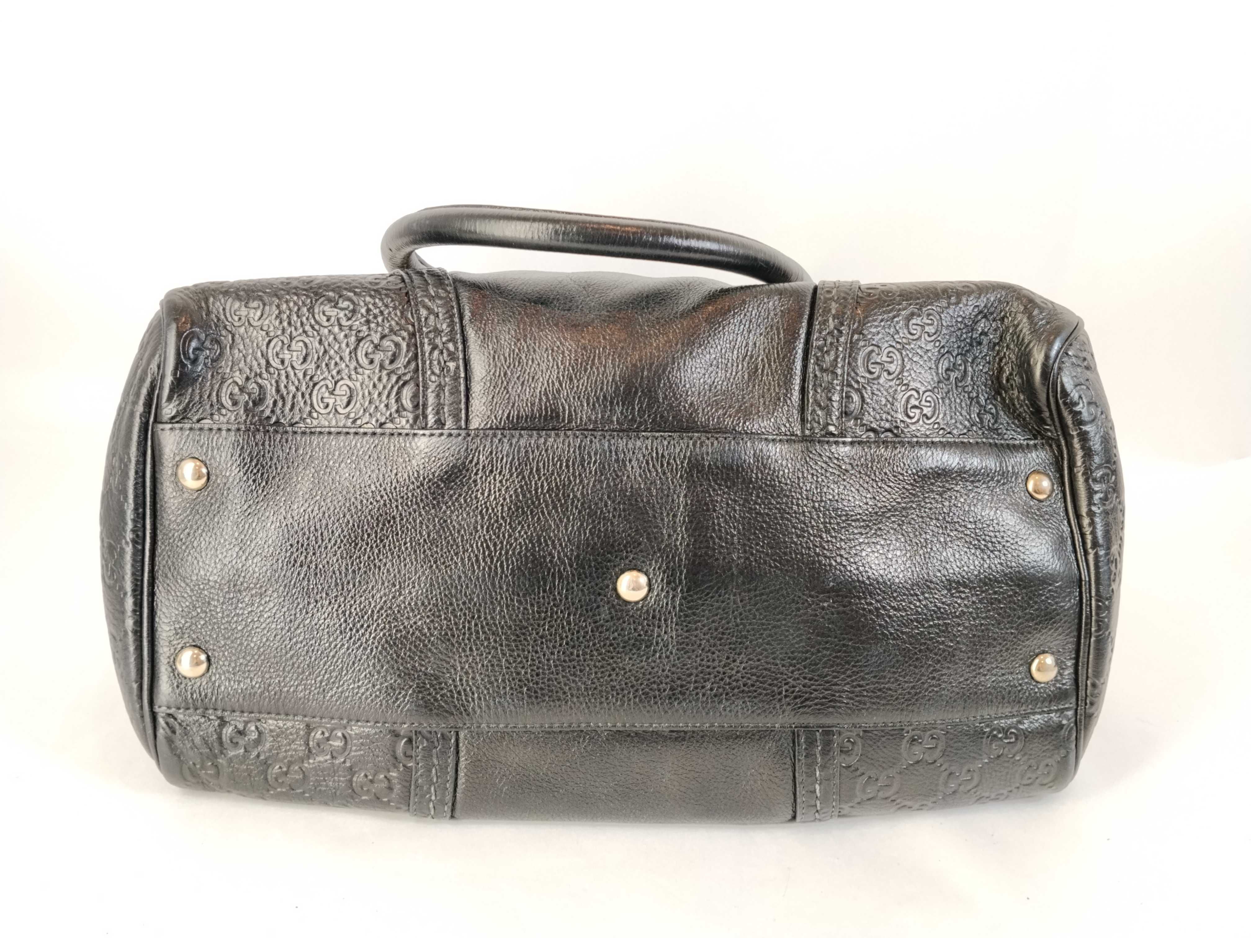 Guccissima 181507 Handbag BLACK Guccissima Leather Bowling Bag Handbag — view 8