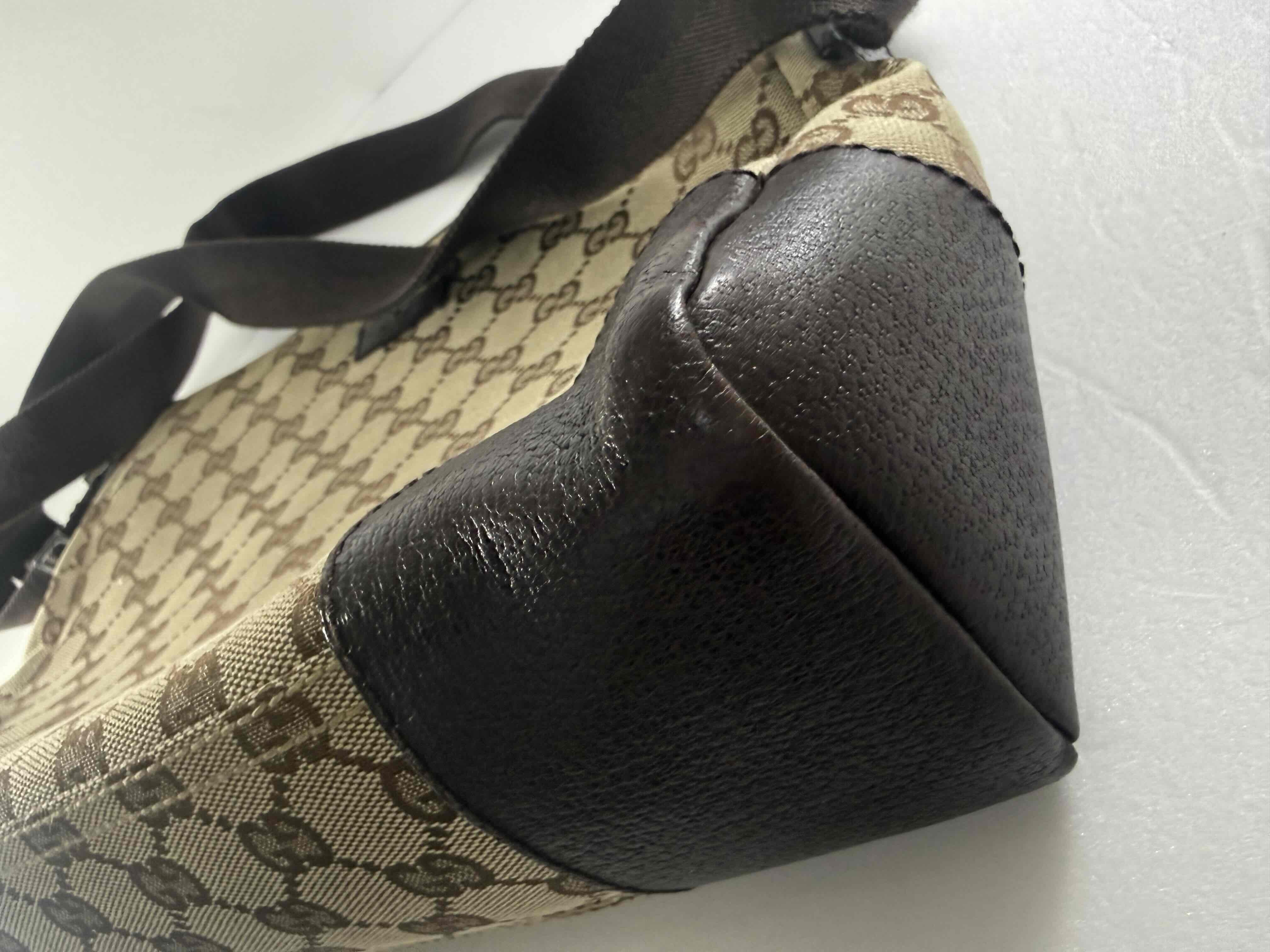 GG Canvas Shoulder Bag, Brown Shoulder Bag — view 3