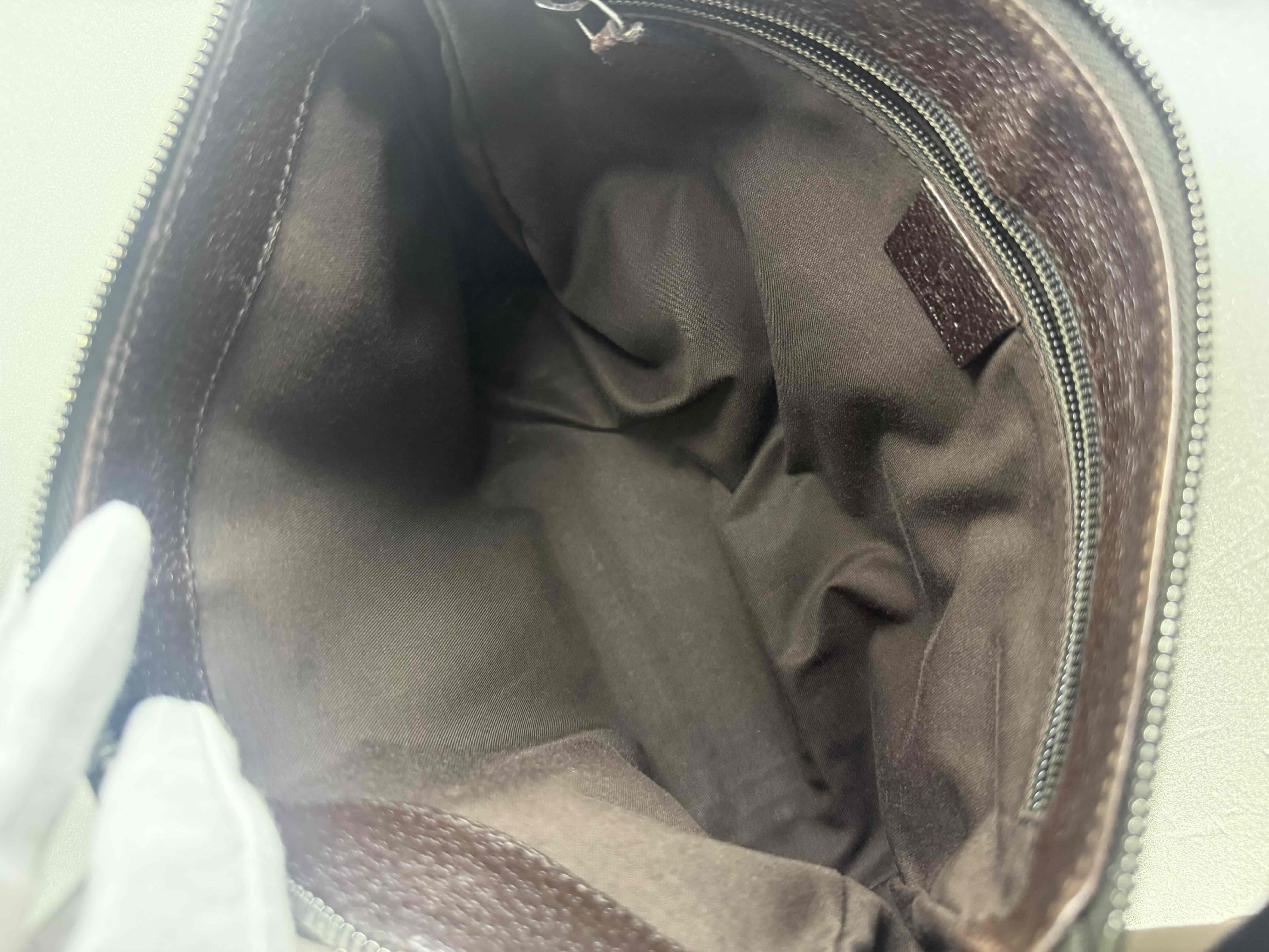 GG Canvas Shoulder Bag, Brown Shoulder Bag — view 7