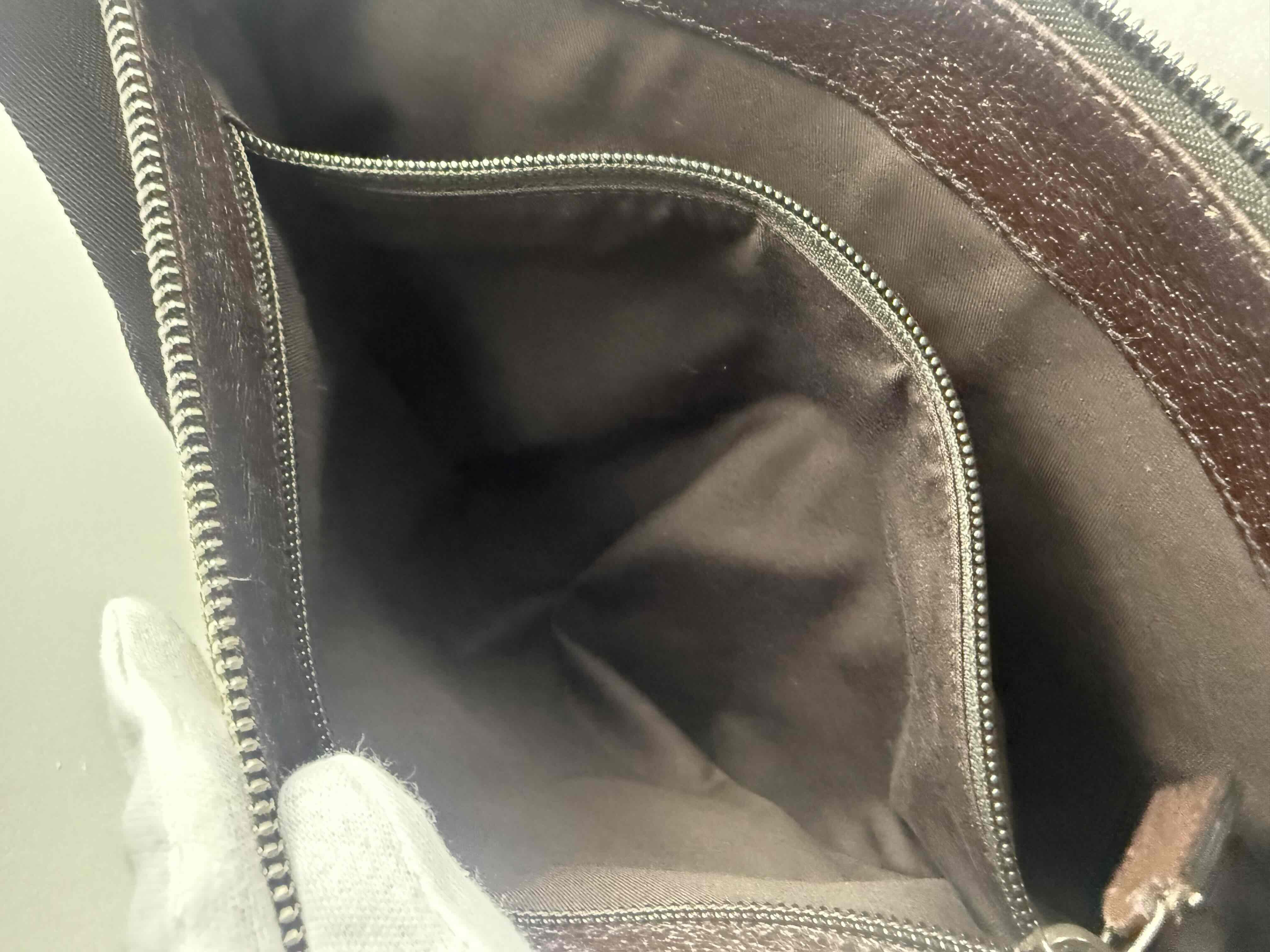 GG Canvas Shoulder Bag, Brown Shoulder Bag — view 8