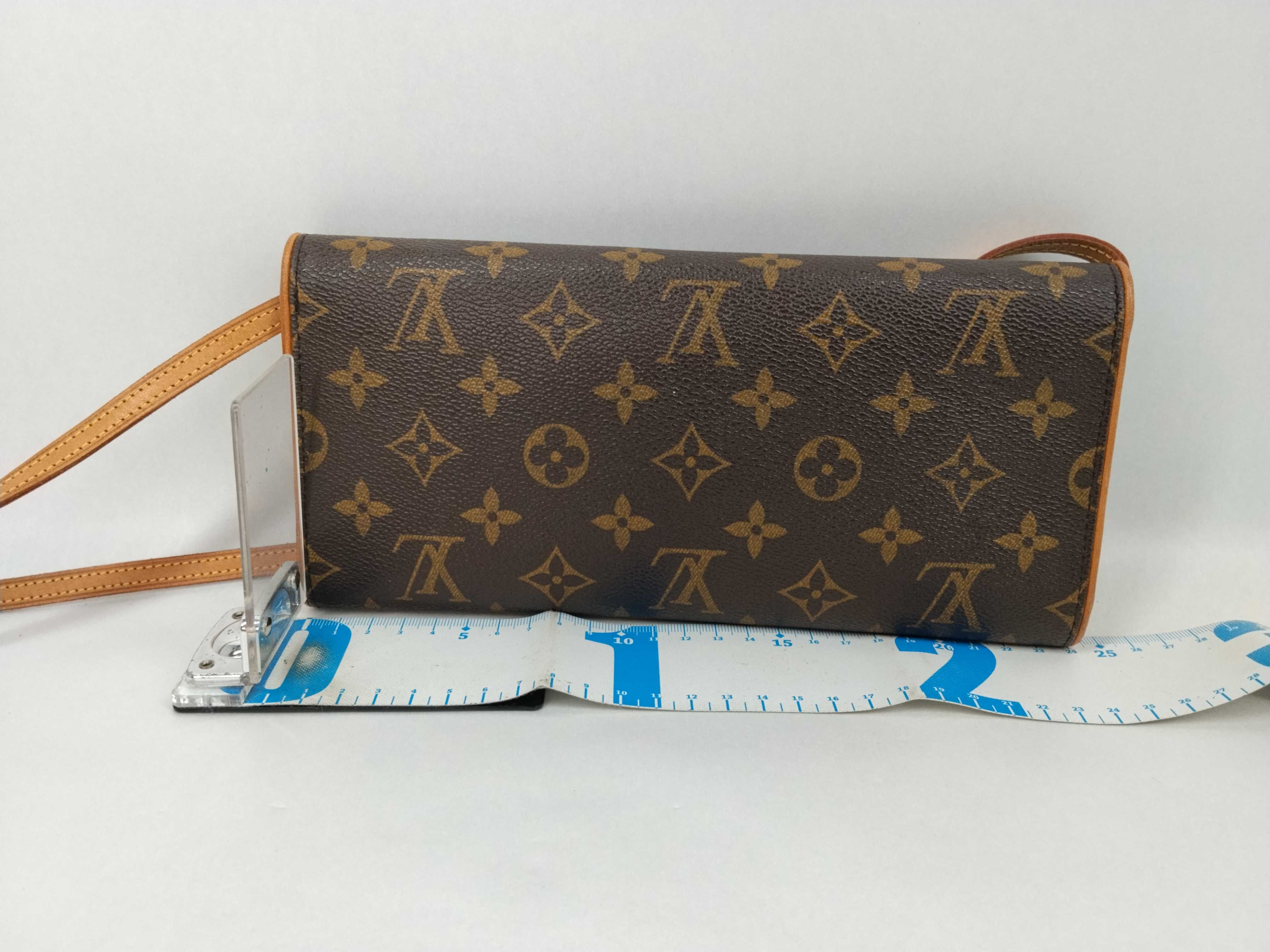 Monogram Pochette Twin Envelope Pouch Shoulder Bag — view 2