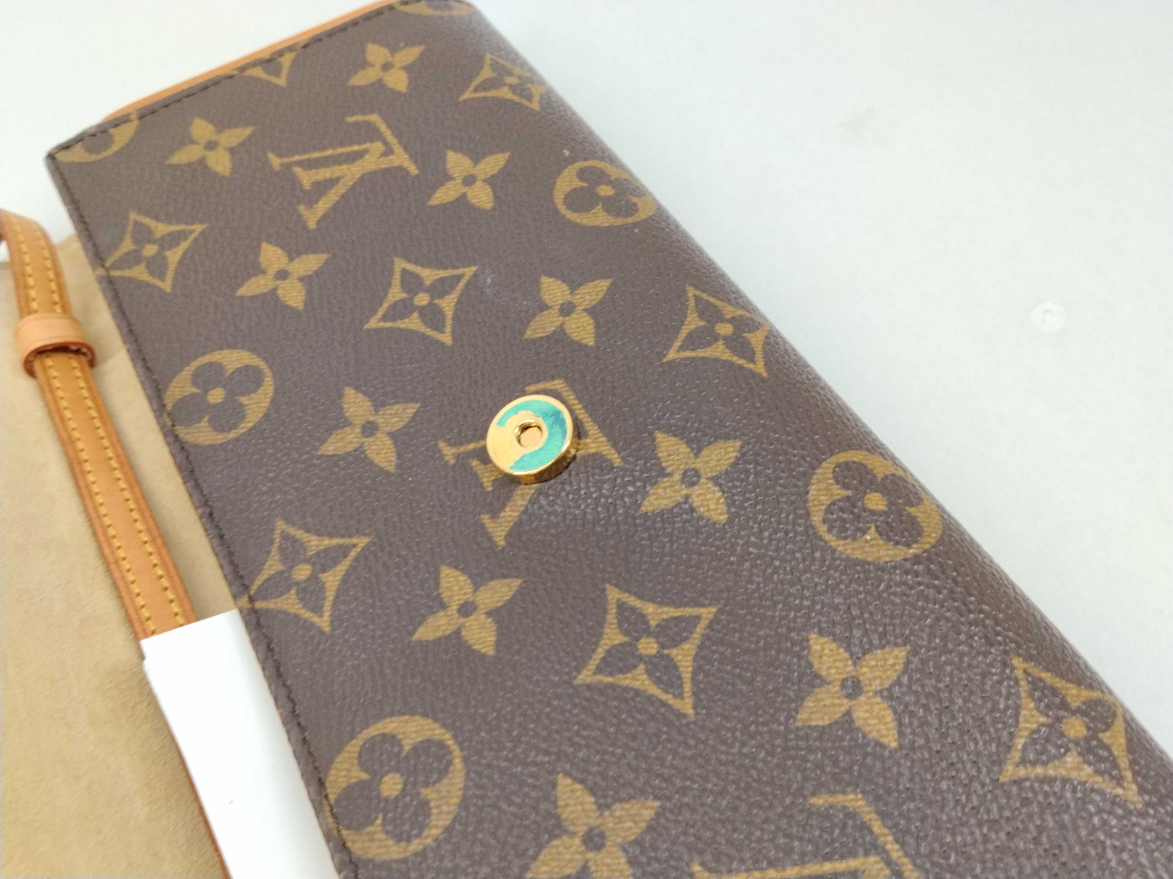 Monogram Pochette Twin Envelope Pouch Shoulder Bag — view 8