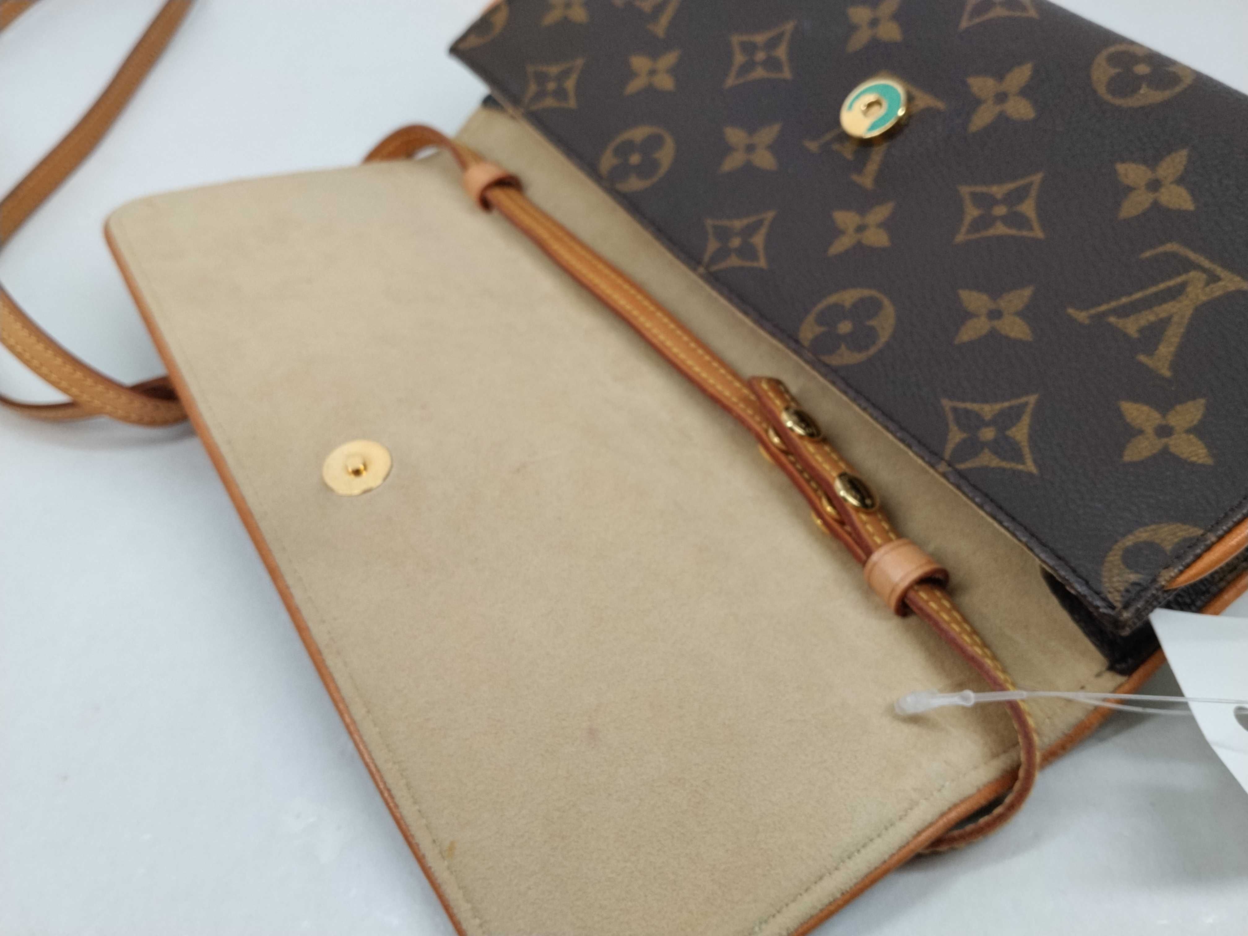 Monogram Pochette Twin Envelope Pouch Shoulder Bag — view 9