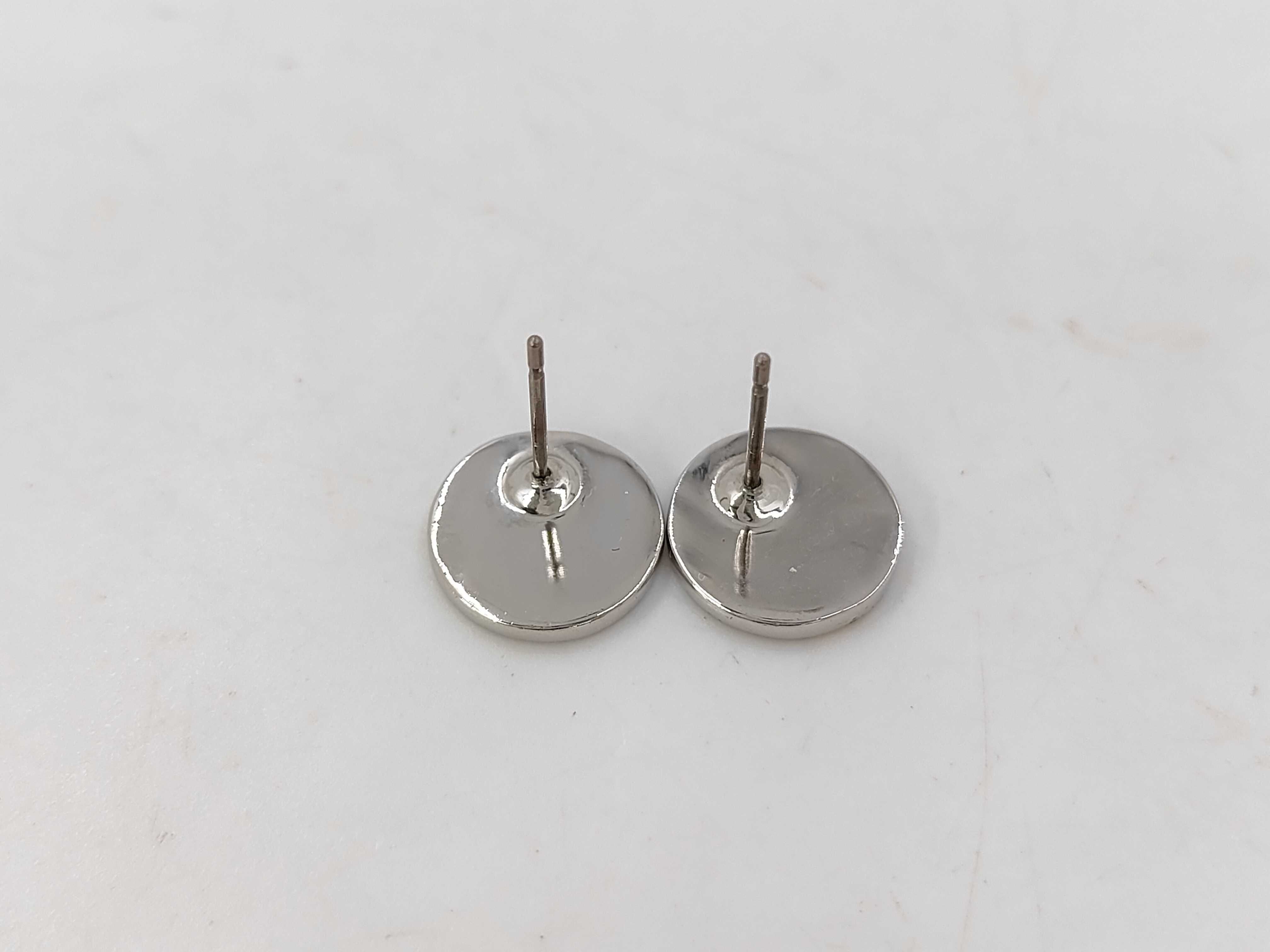 CD logo earrings — view 2
