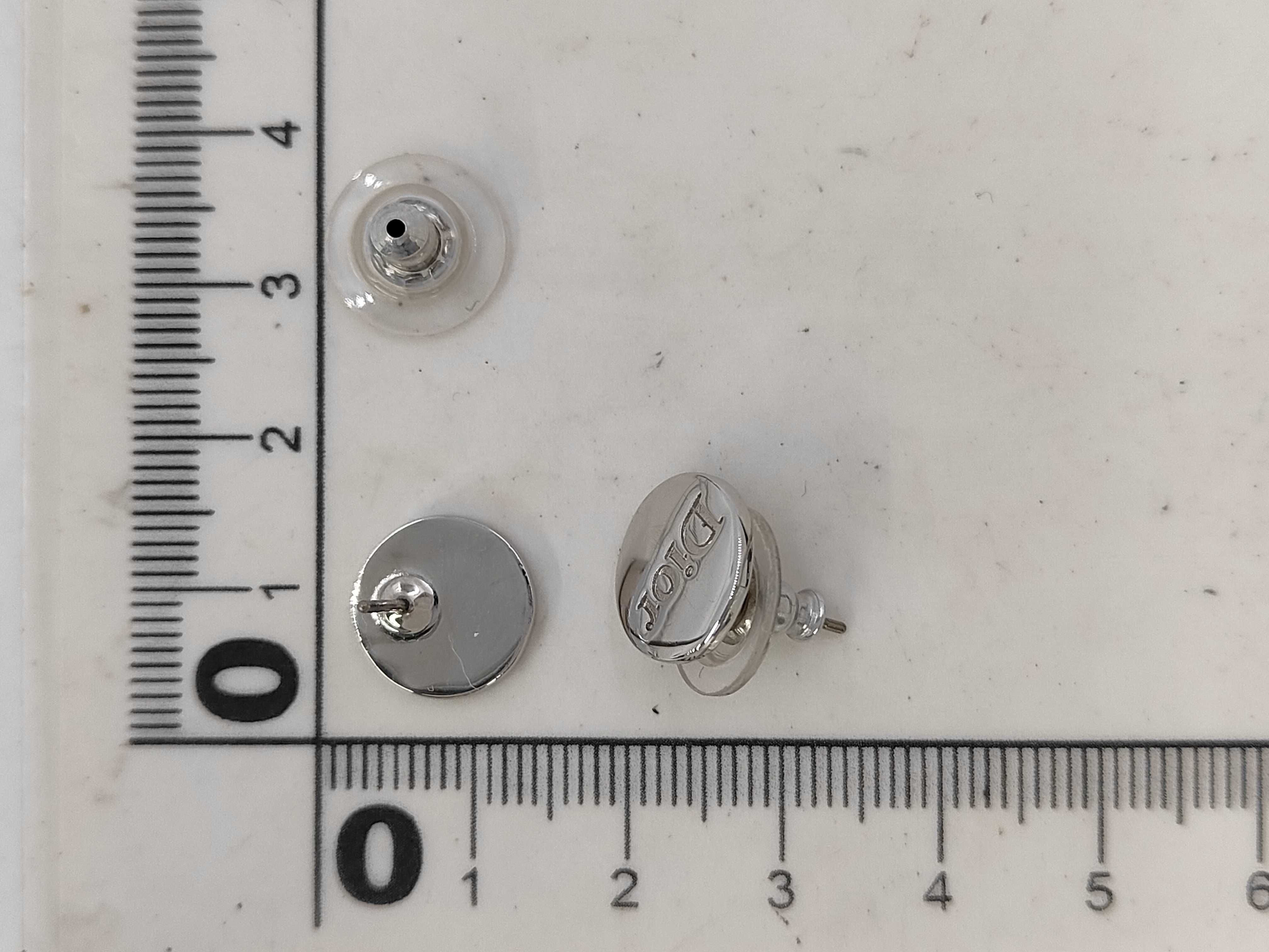 CD logo earrings — view 6