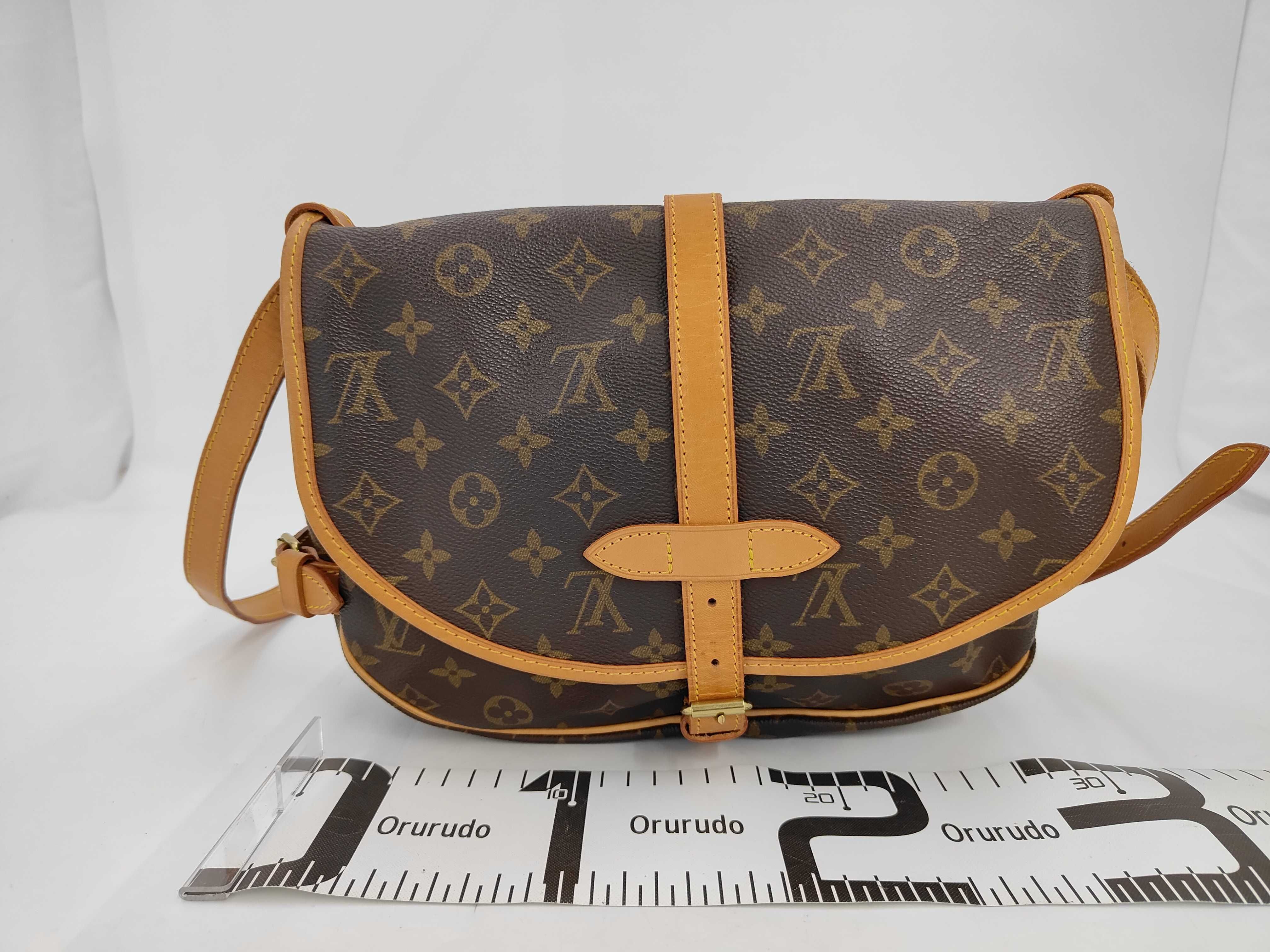 Monogram Saumur Shoulder Bag — view 2