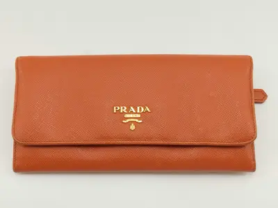 Bicolor Long Wallet