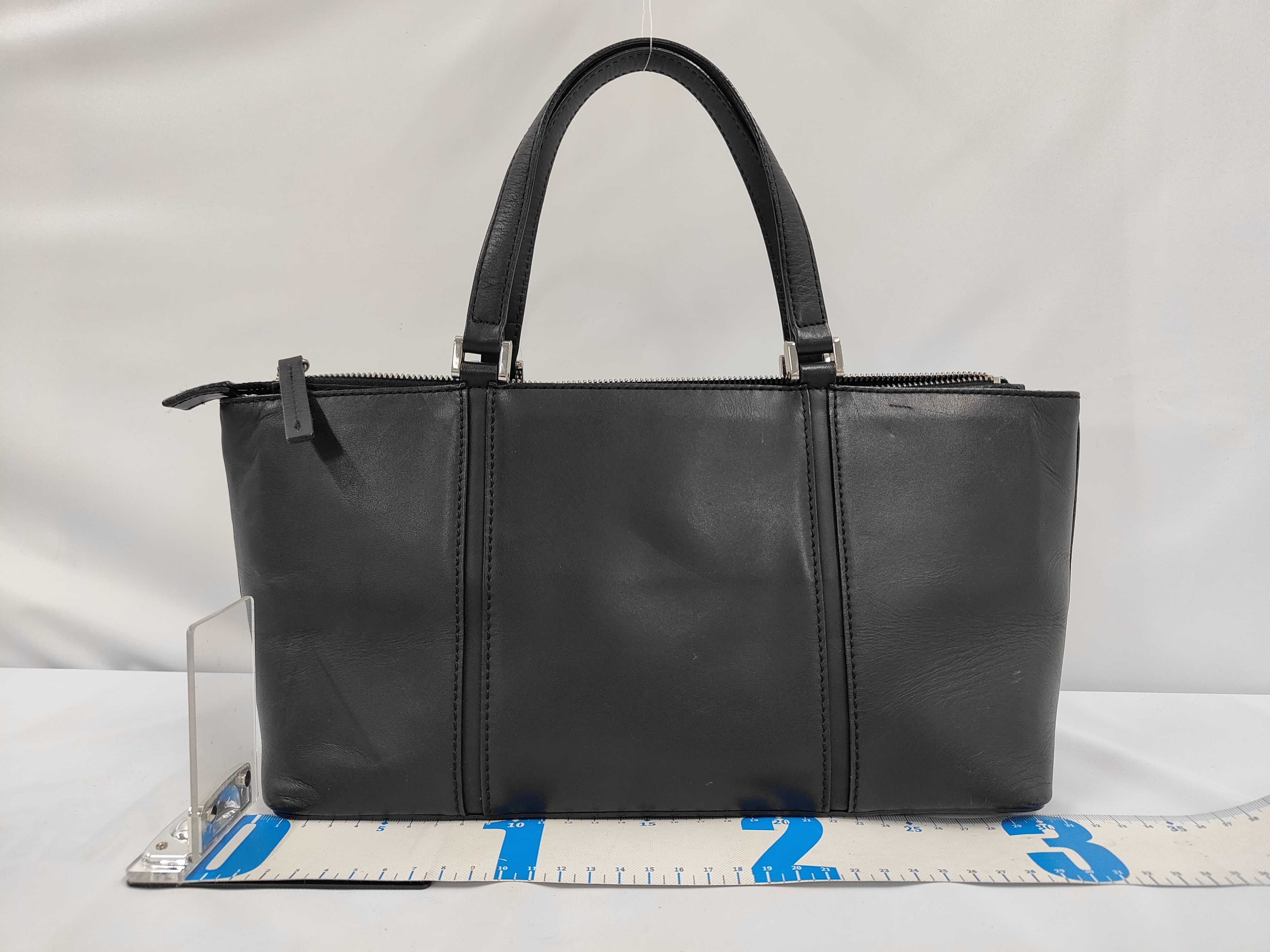 Leather Handbag Nova Check Black — view 2