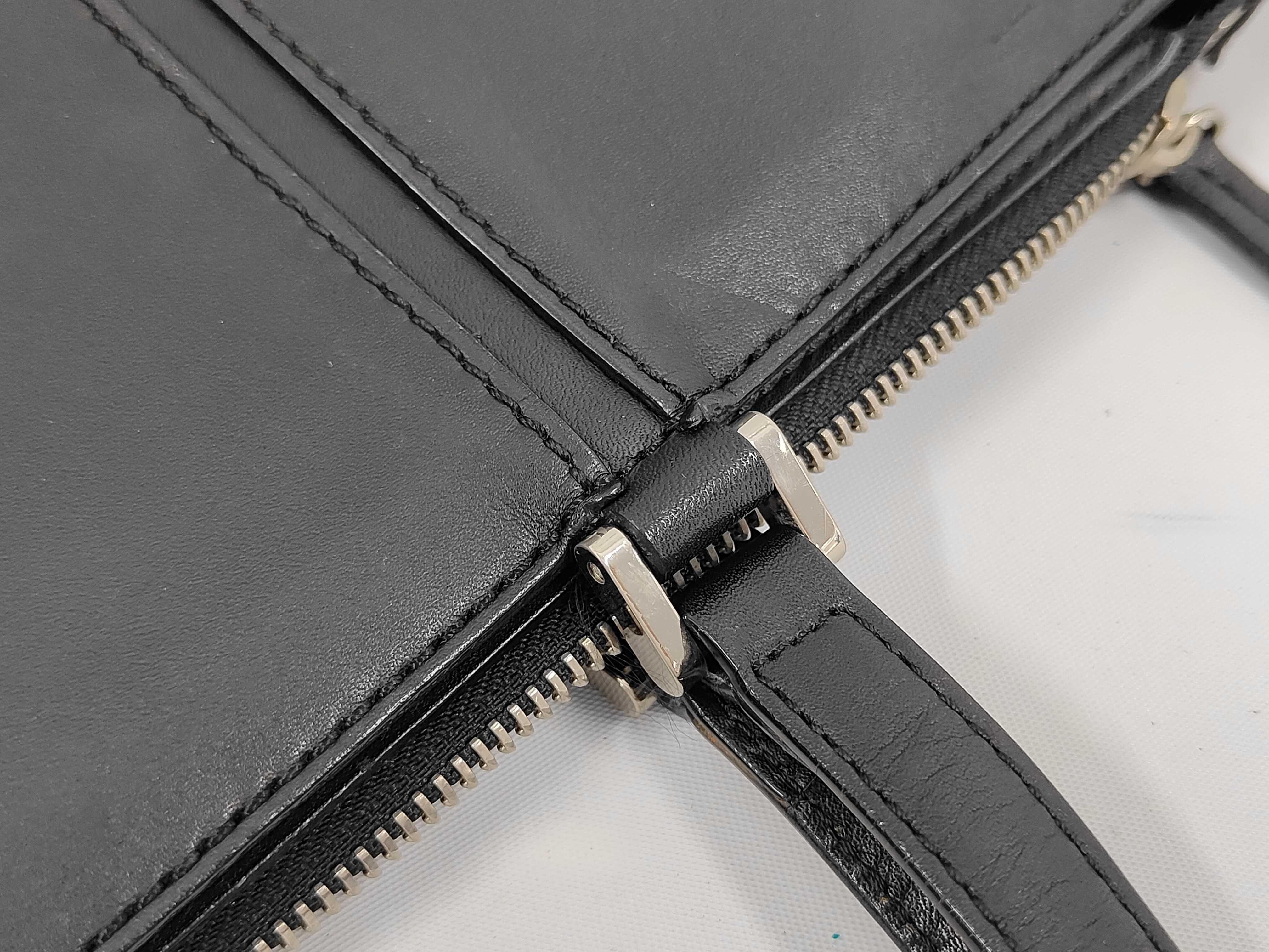 Leather Handbag Nova Check Black — view 6