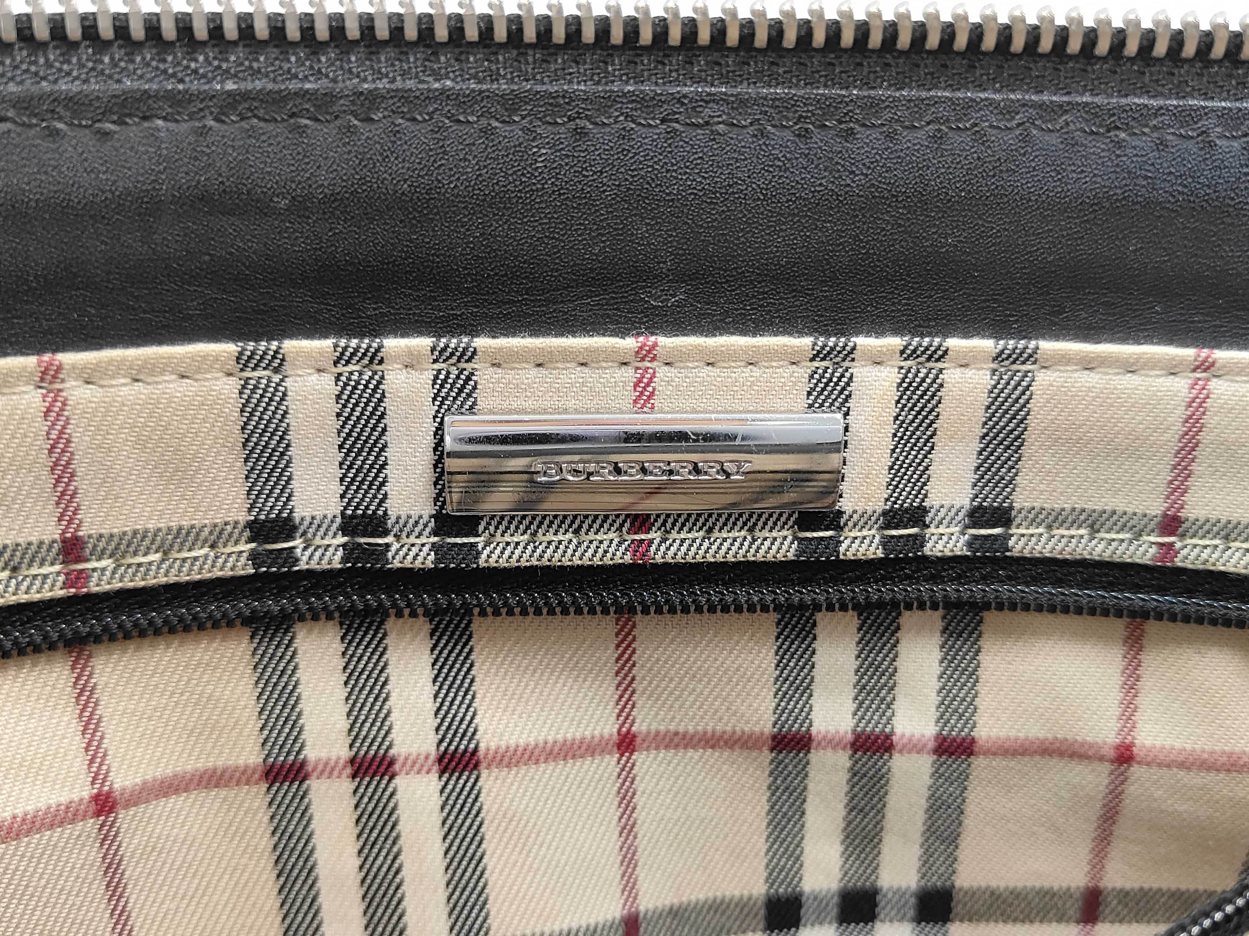 Leather Handbag Nova Check Black — view 7