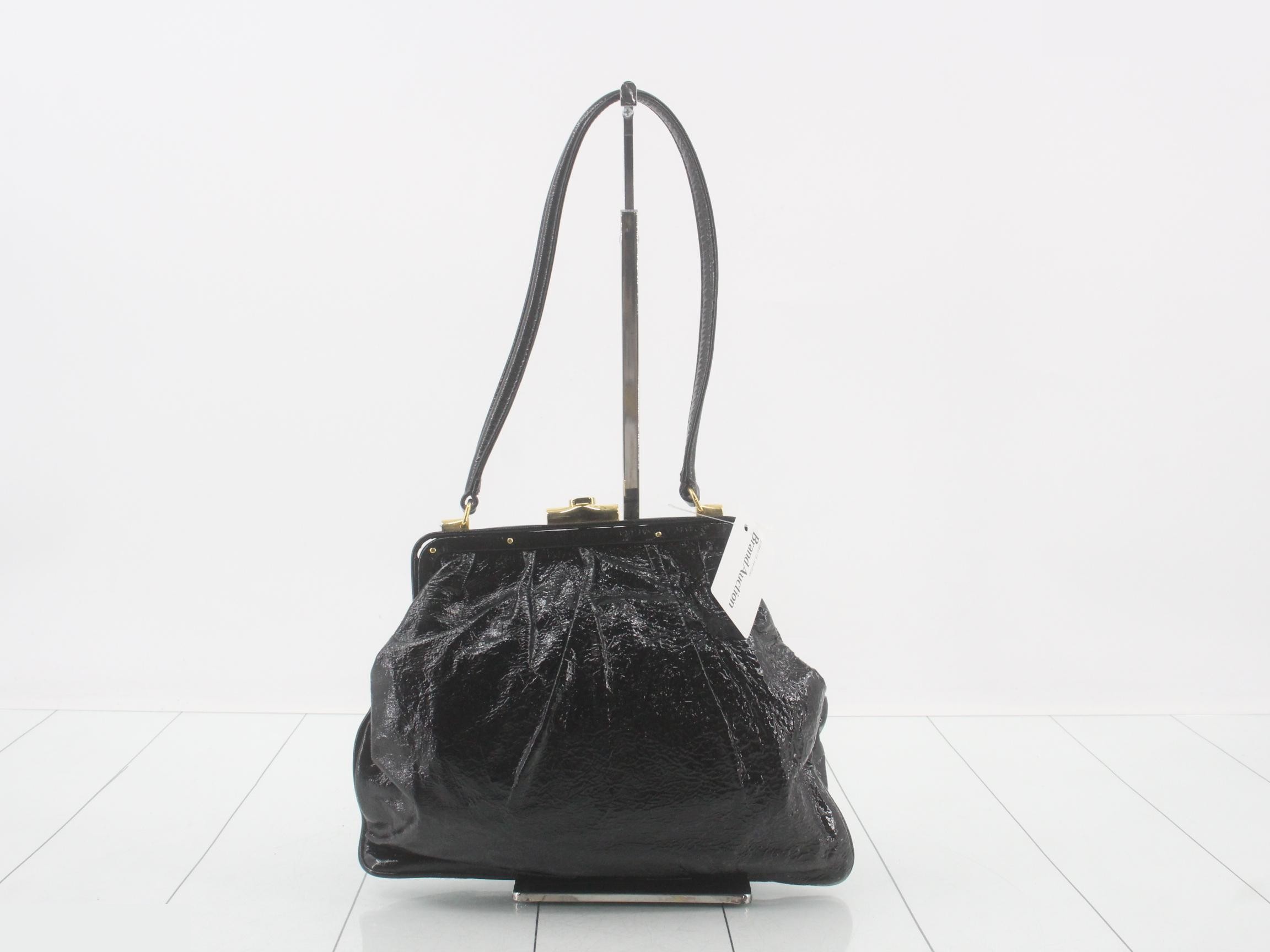 Patent leather handbag — view 2