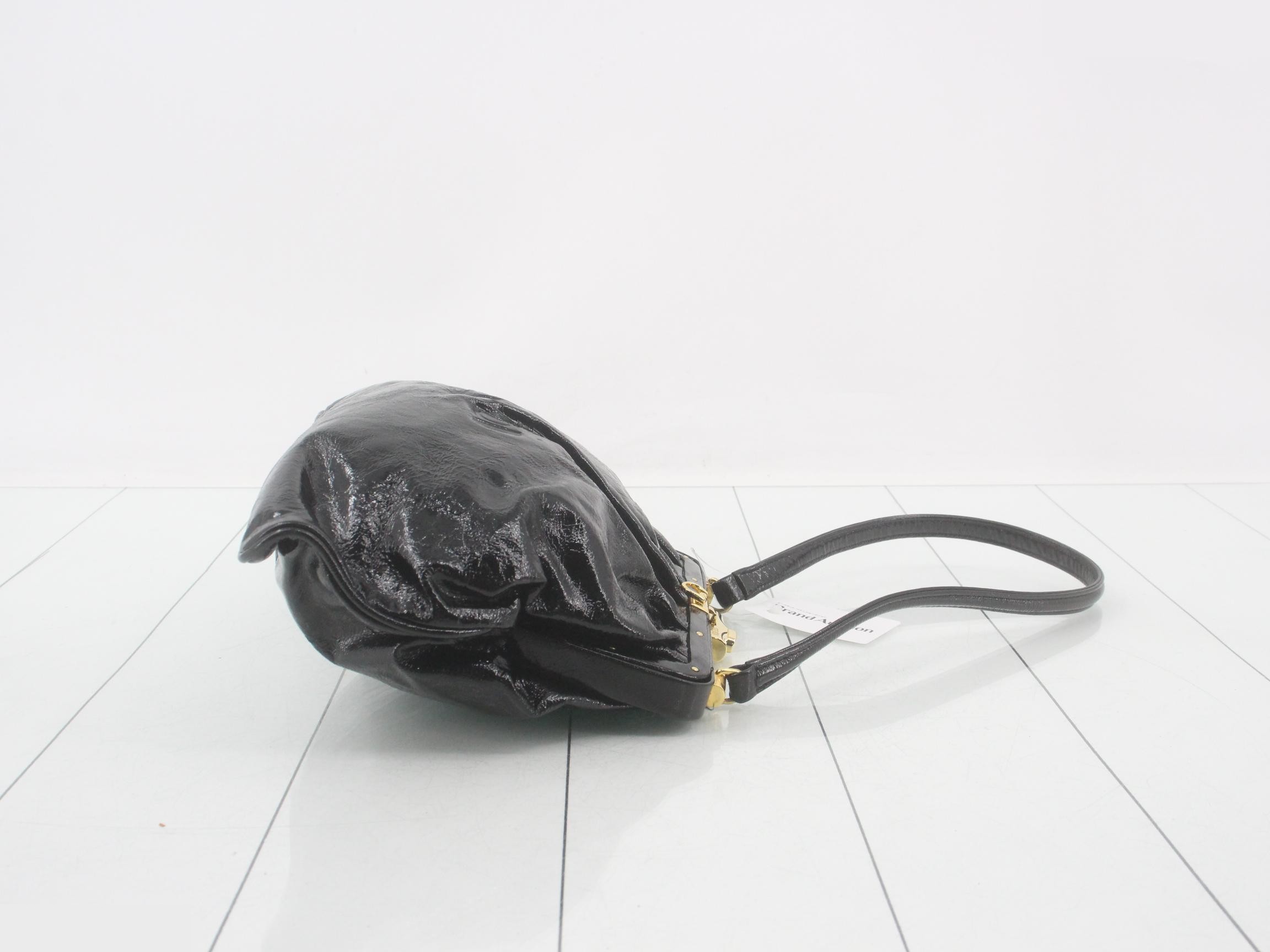 Patent leather handbag — view 3
