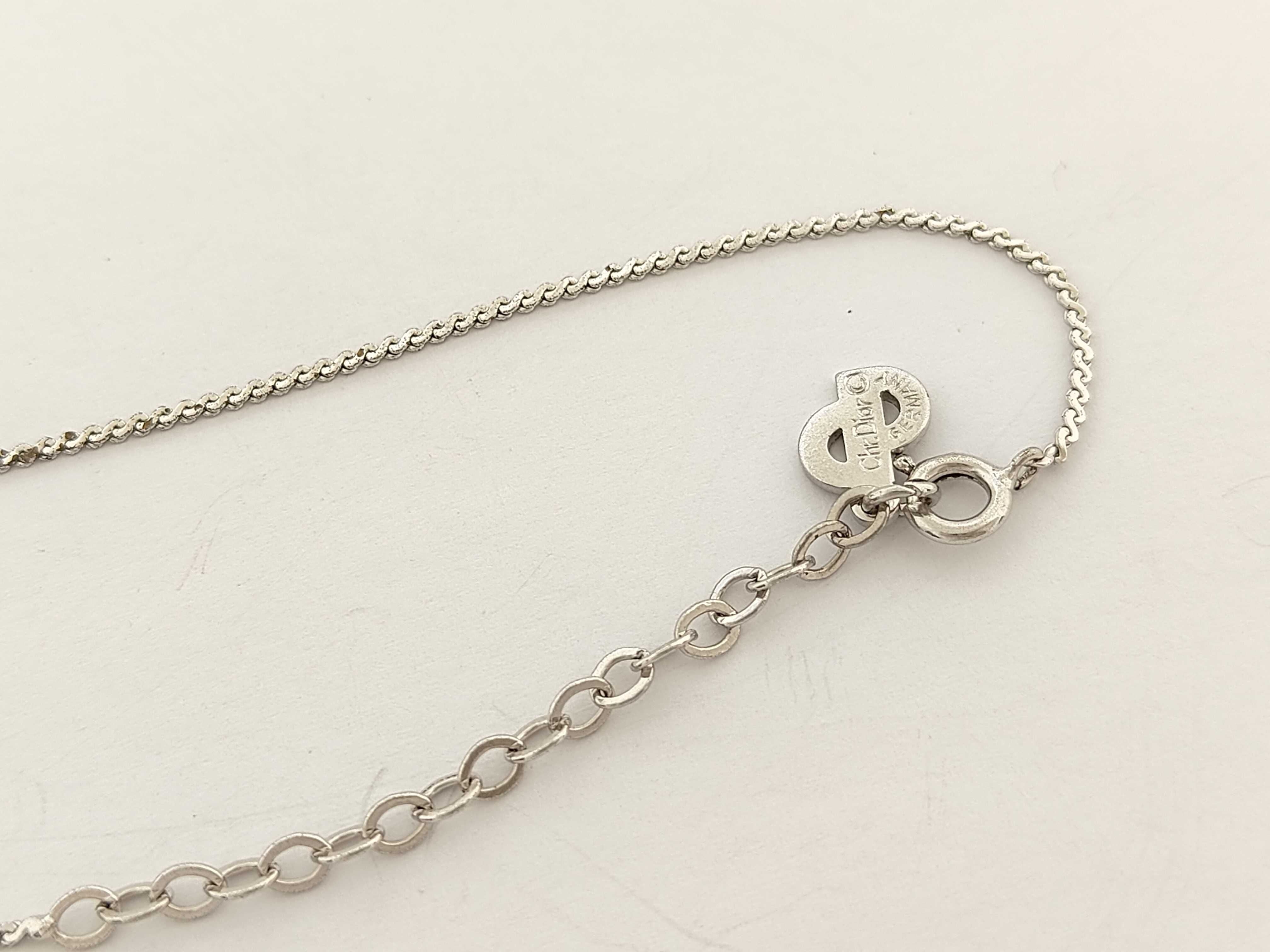 Rhinestone Heart Necklace — view 7
