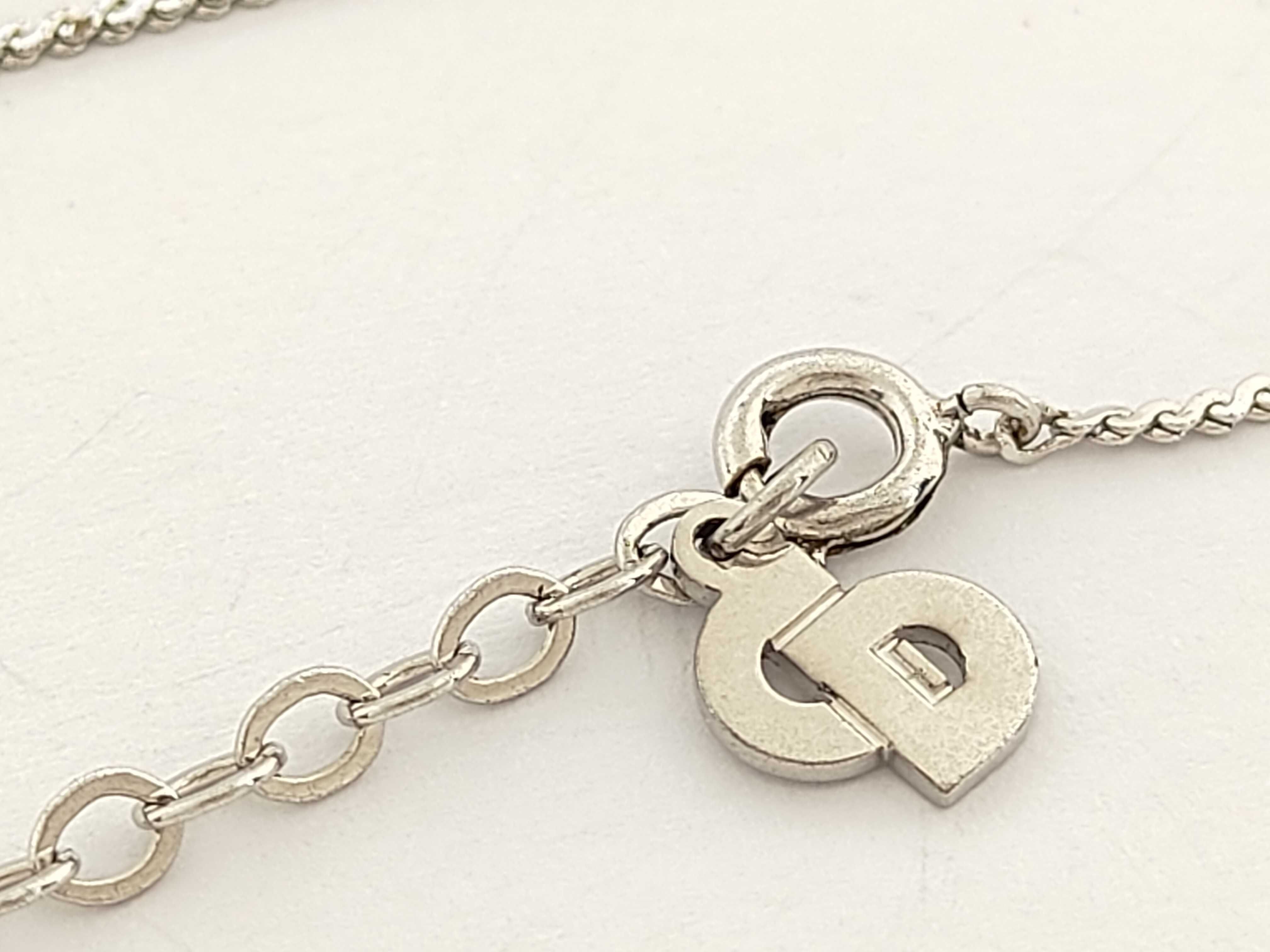 Rhinestone Heart Necklace — view 8