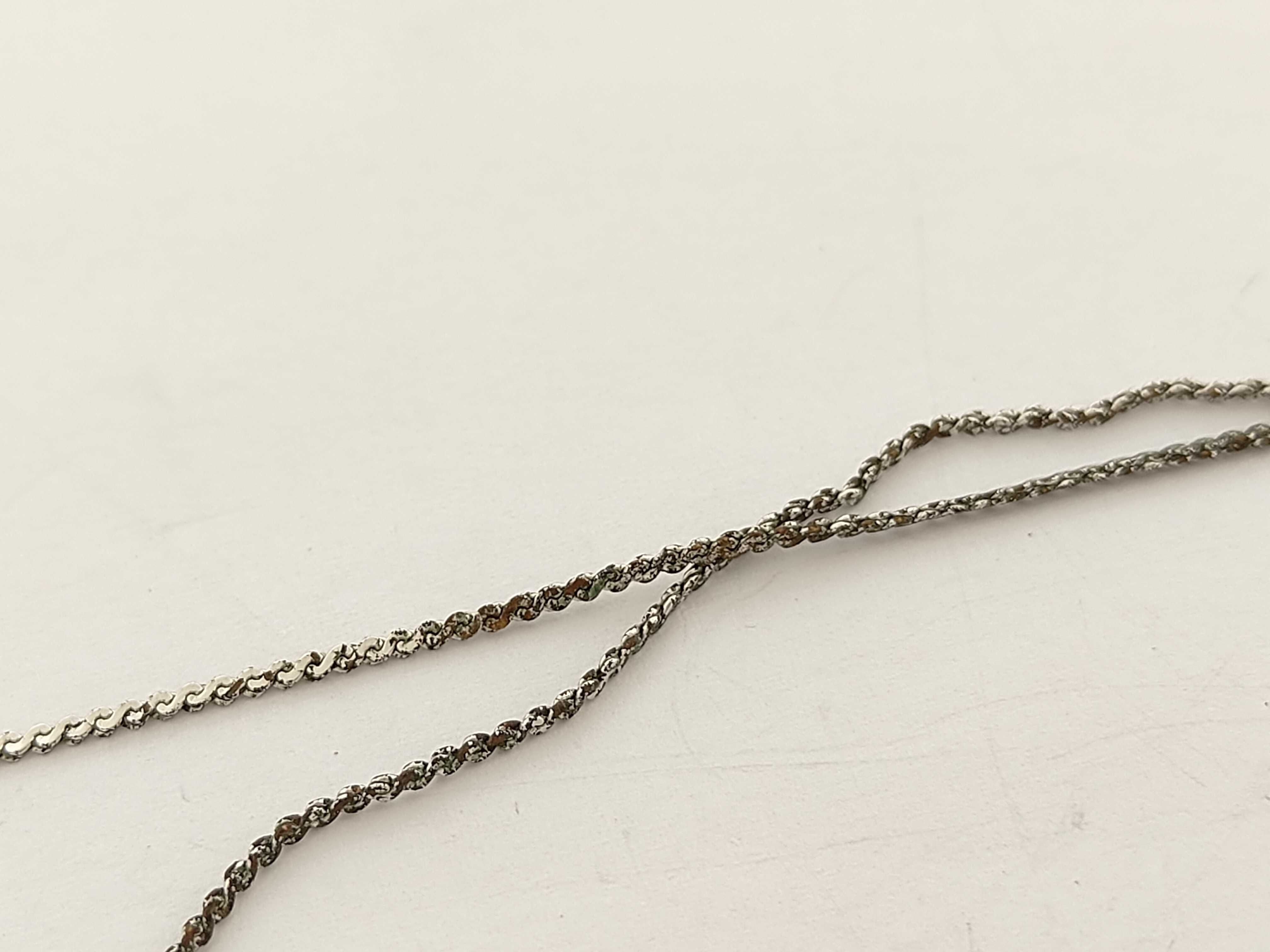 Rhinestone Heart Necklace — view 9