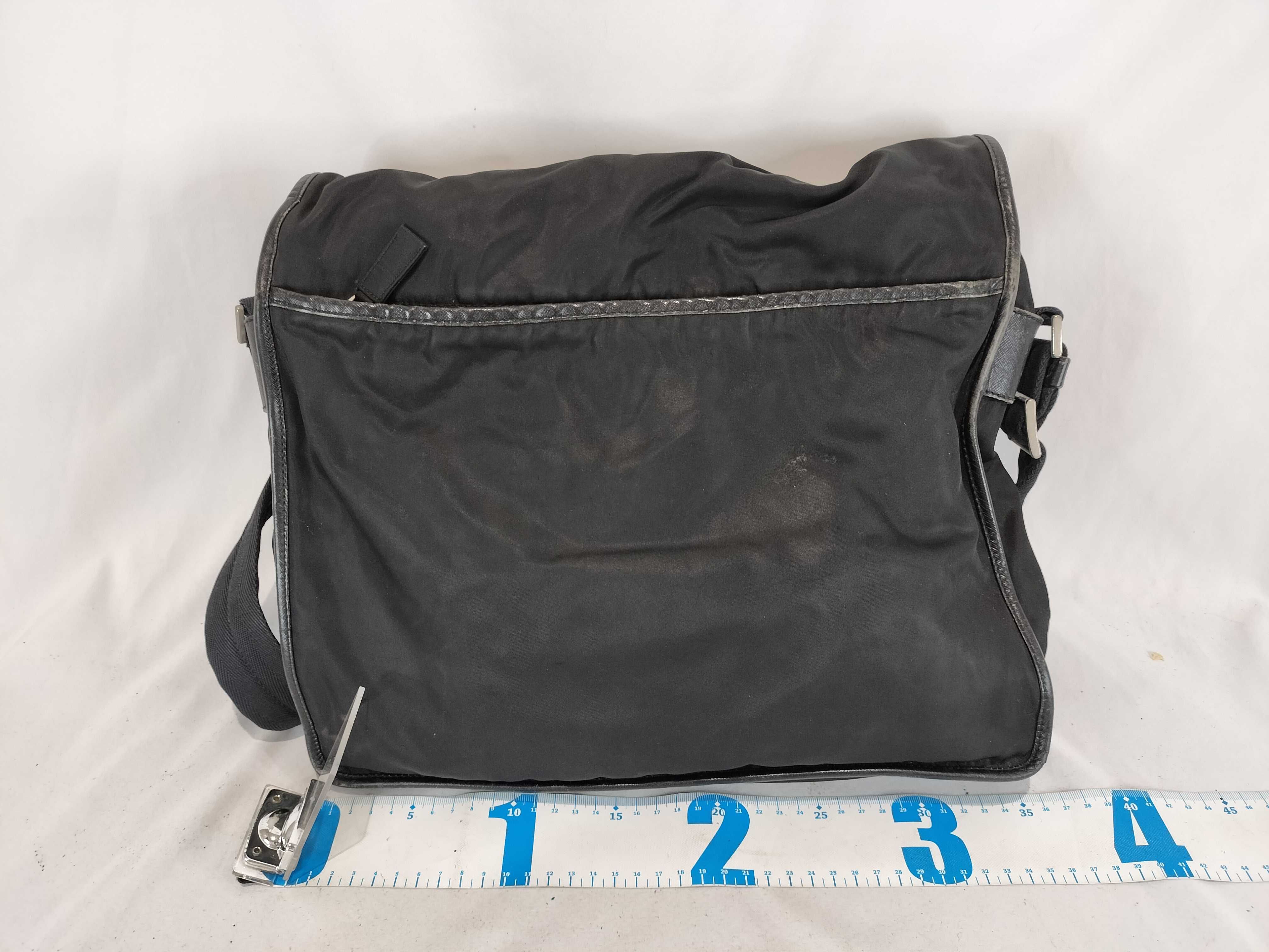 Nylon Shoulder Messenger Bag — view 2