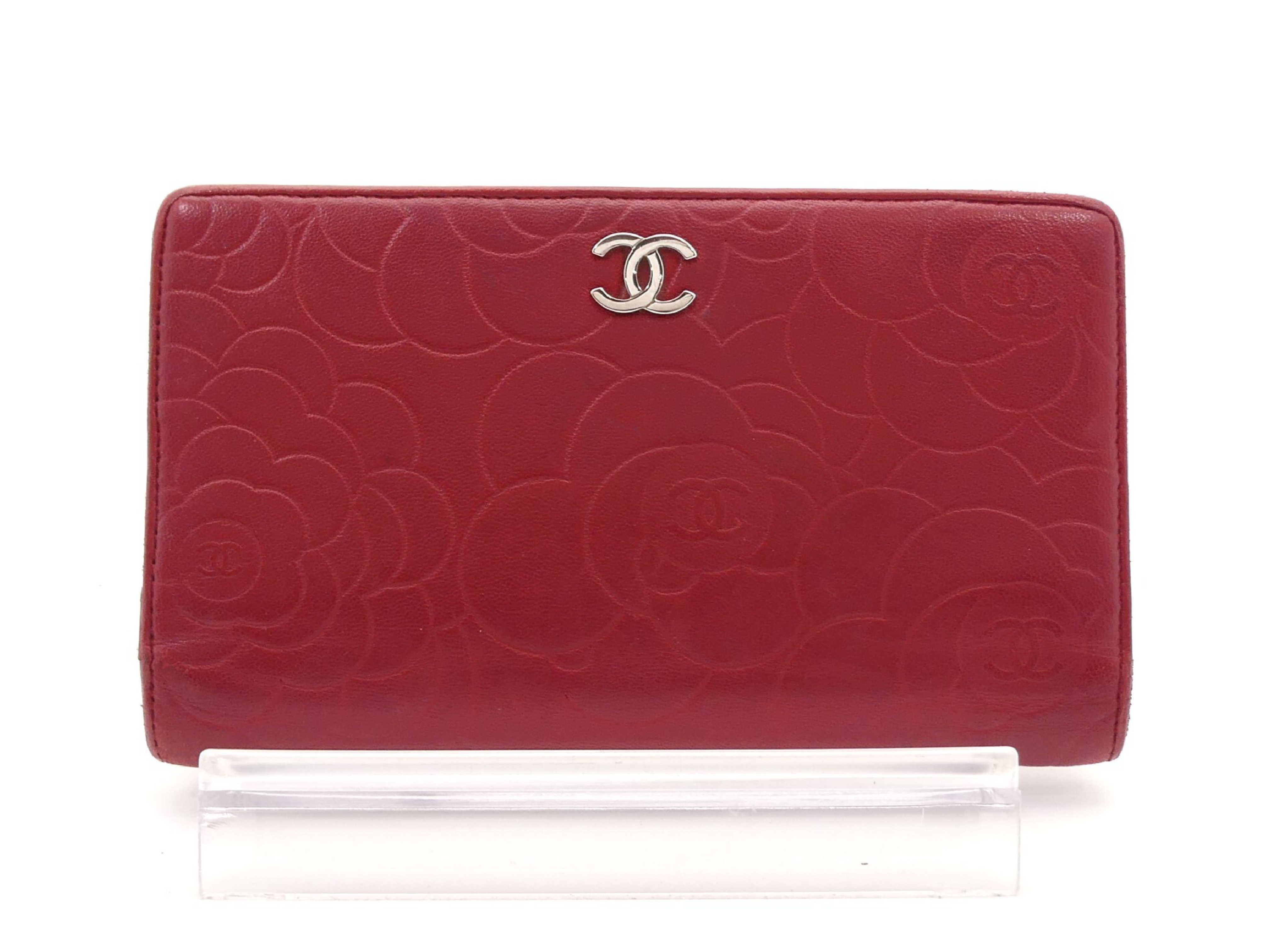 Camellia Coco Mark Bi-fold Long Wallet