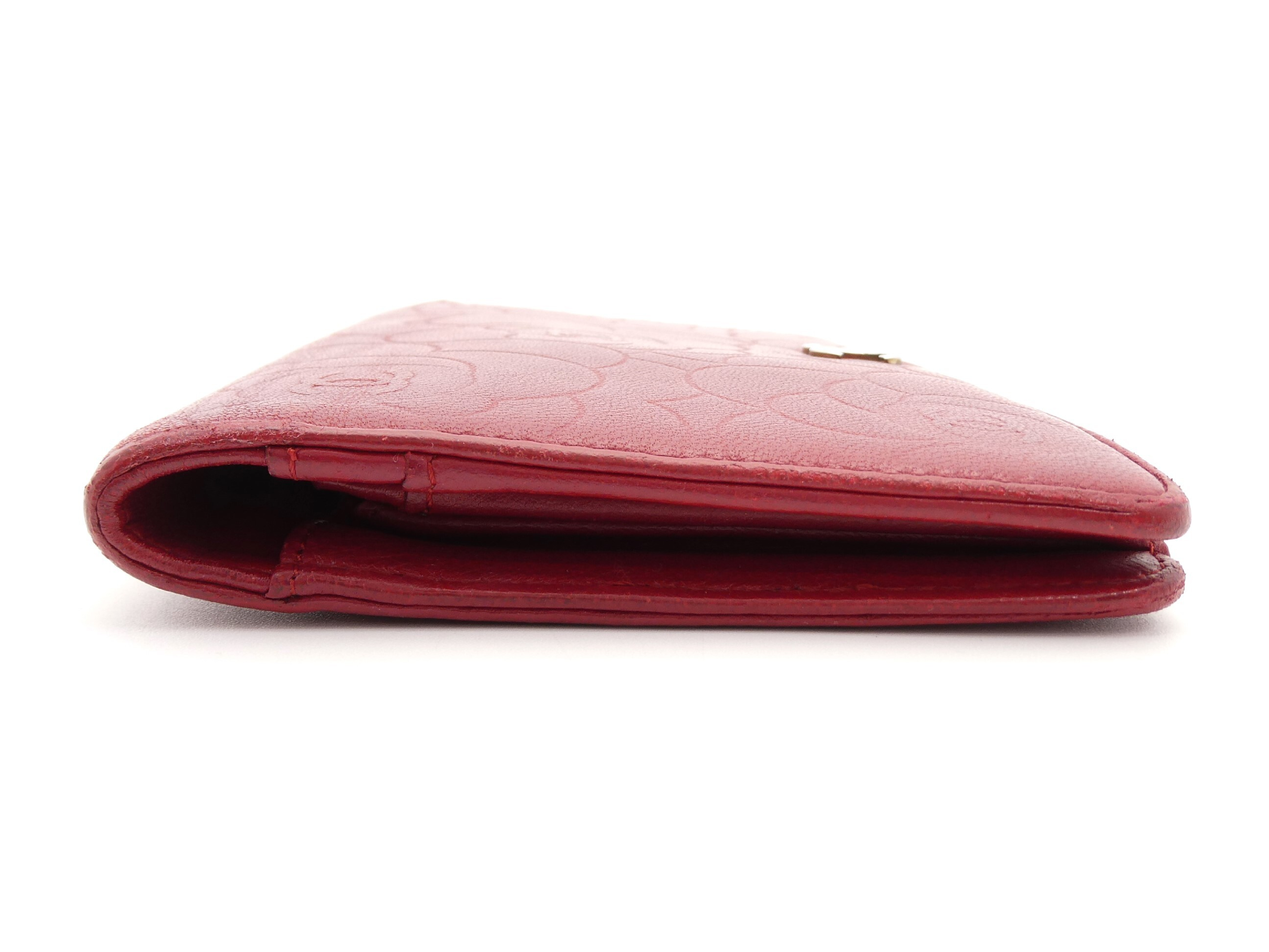 Camellia Coco Mark Bi-fold Long Wallet — view 4