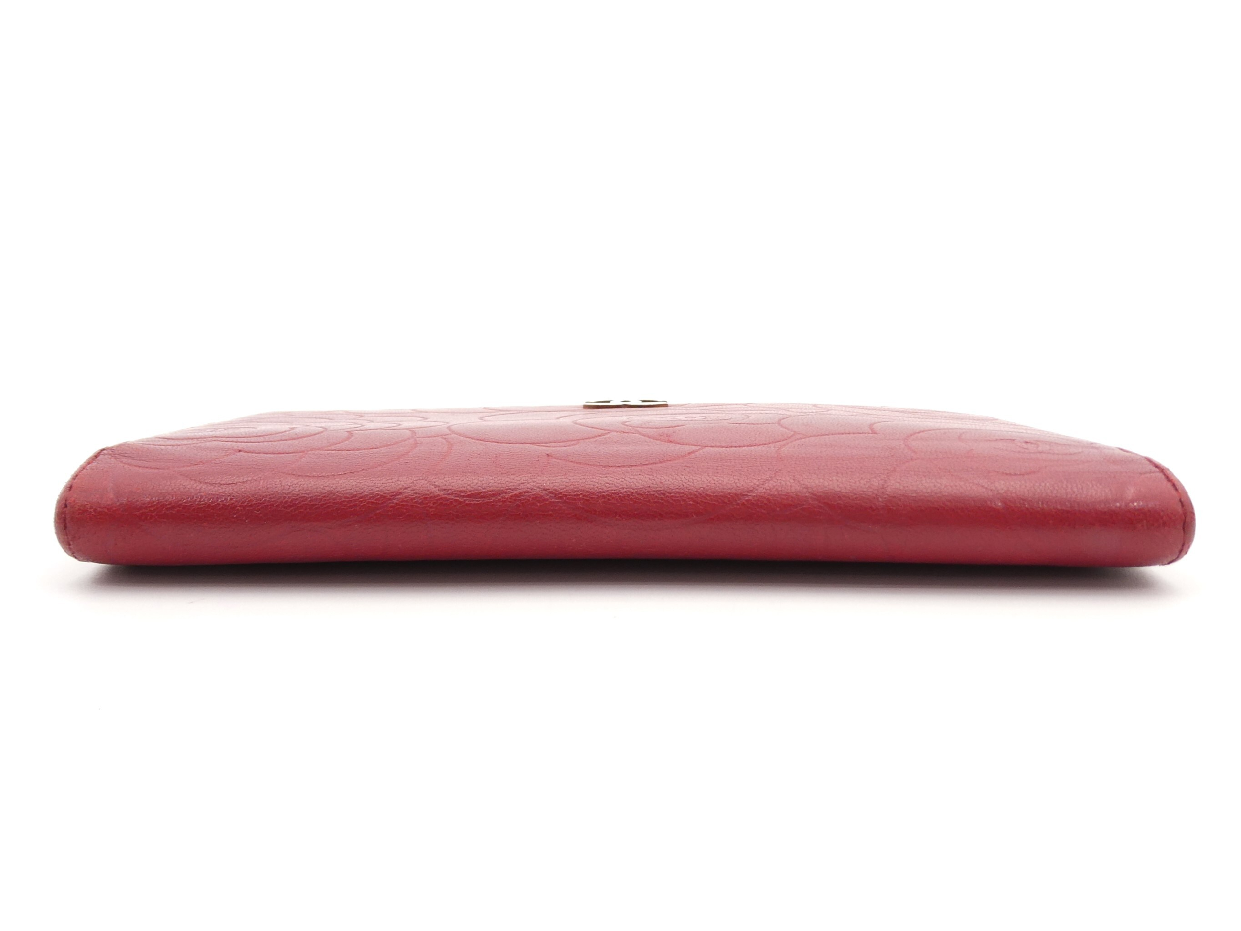 Camellia Coco Mark Bi-fold Long Wallet — view 5