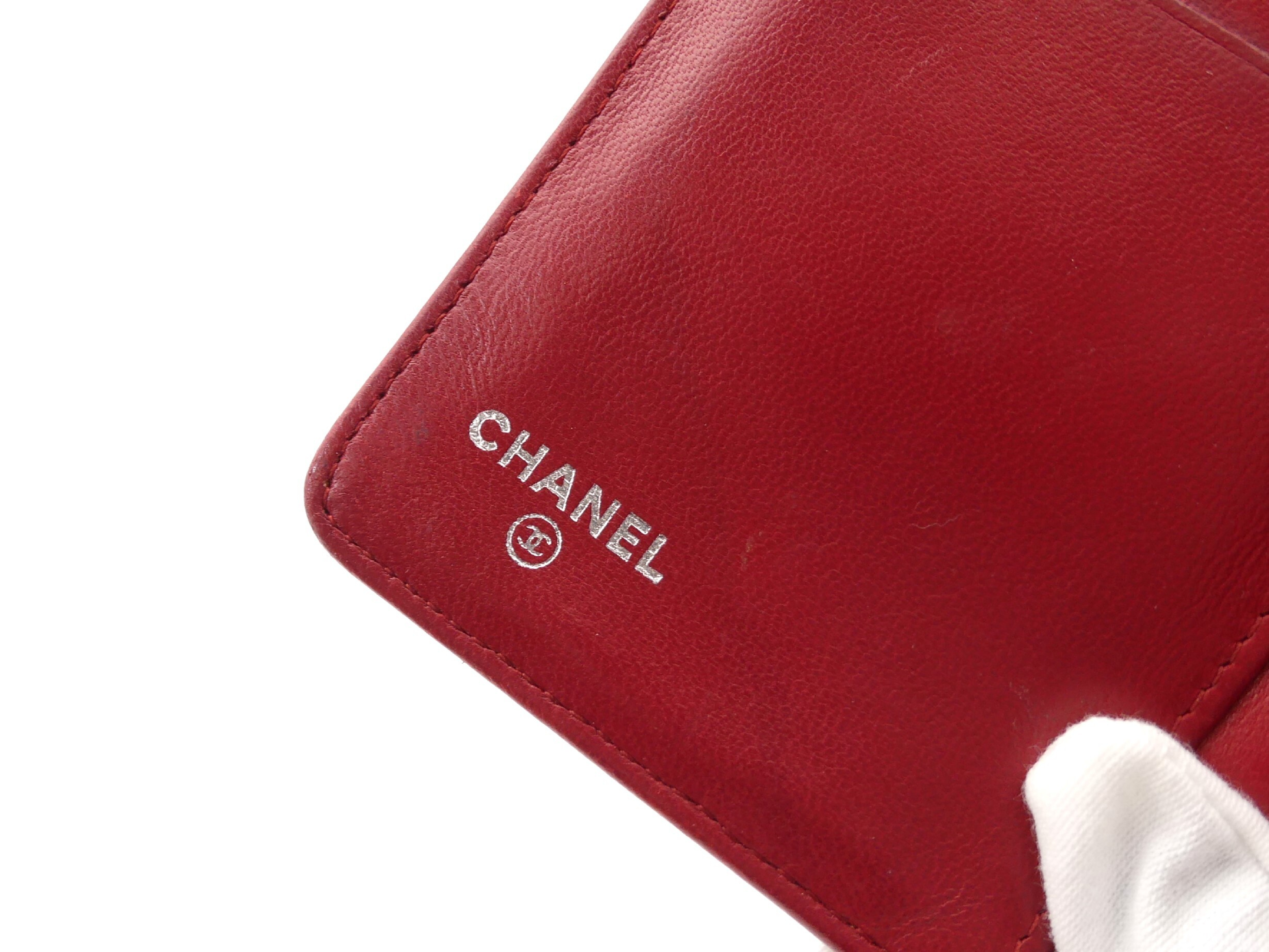 Camellia Coco Mark Bi-fold Long Wallet — view 8