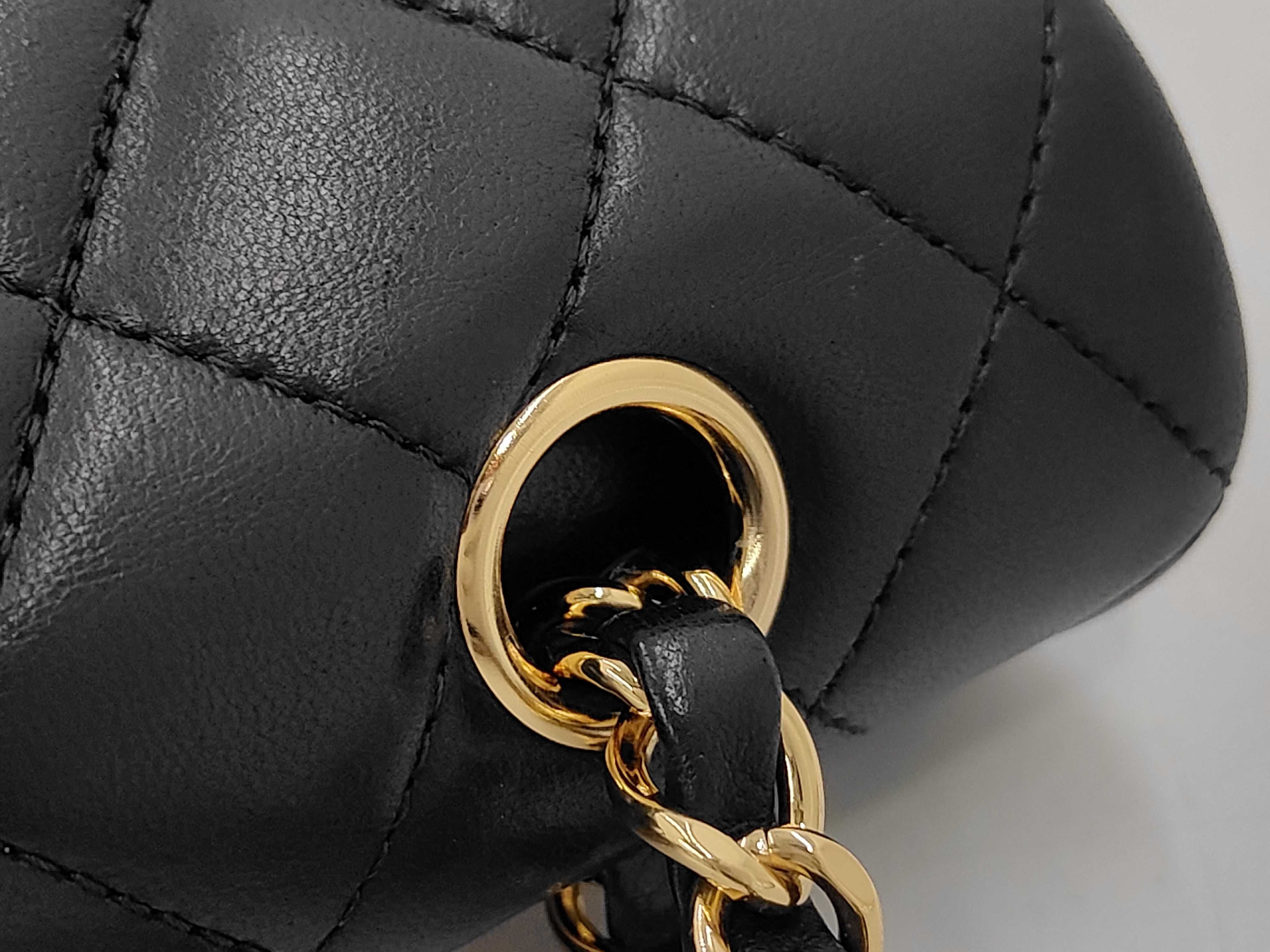 Matelassé 25 Double Flap Double Chain Lambskin Shoulder Bag — view 7