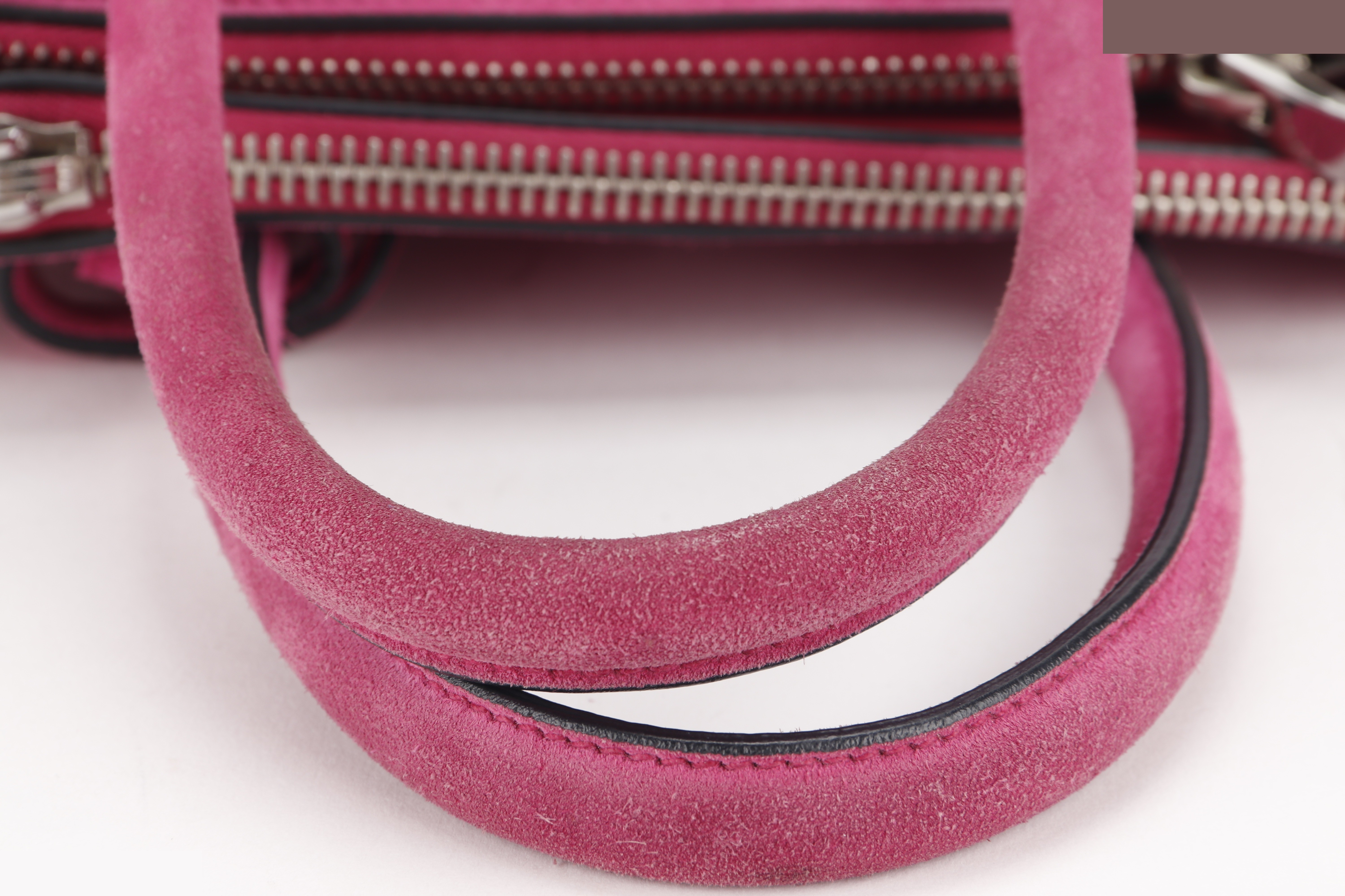 2 WAYS BAG MEDIUM PINK SUEDE SHW — view 3
