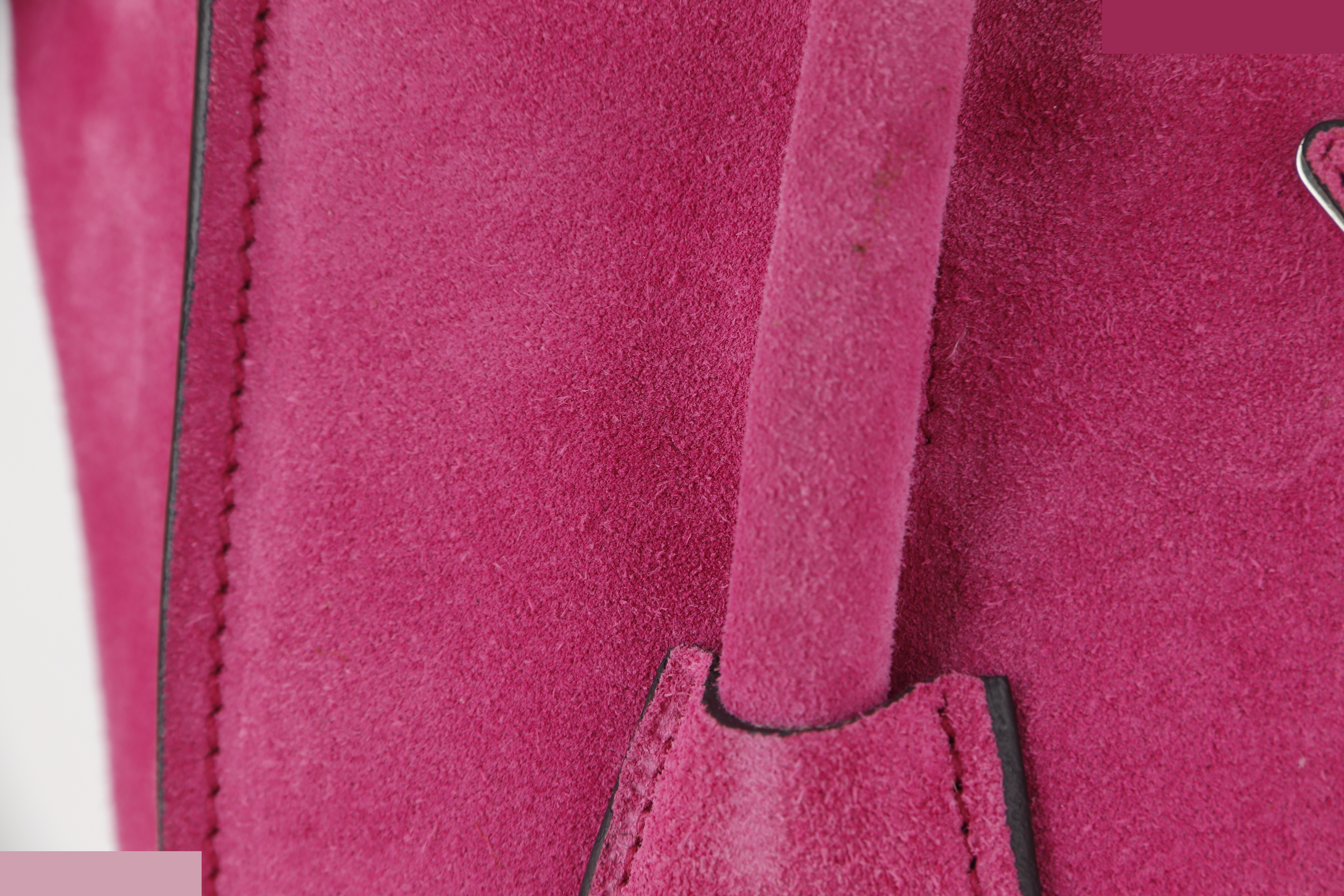 2 WAYS BAG MEDIUM PINK SUEDE SHW — view 4