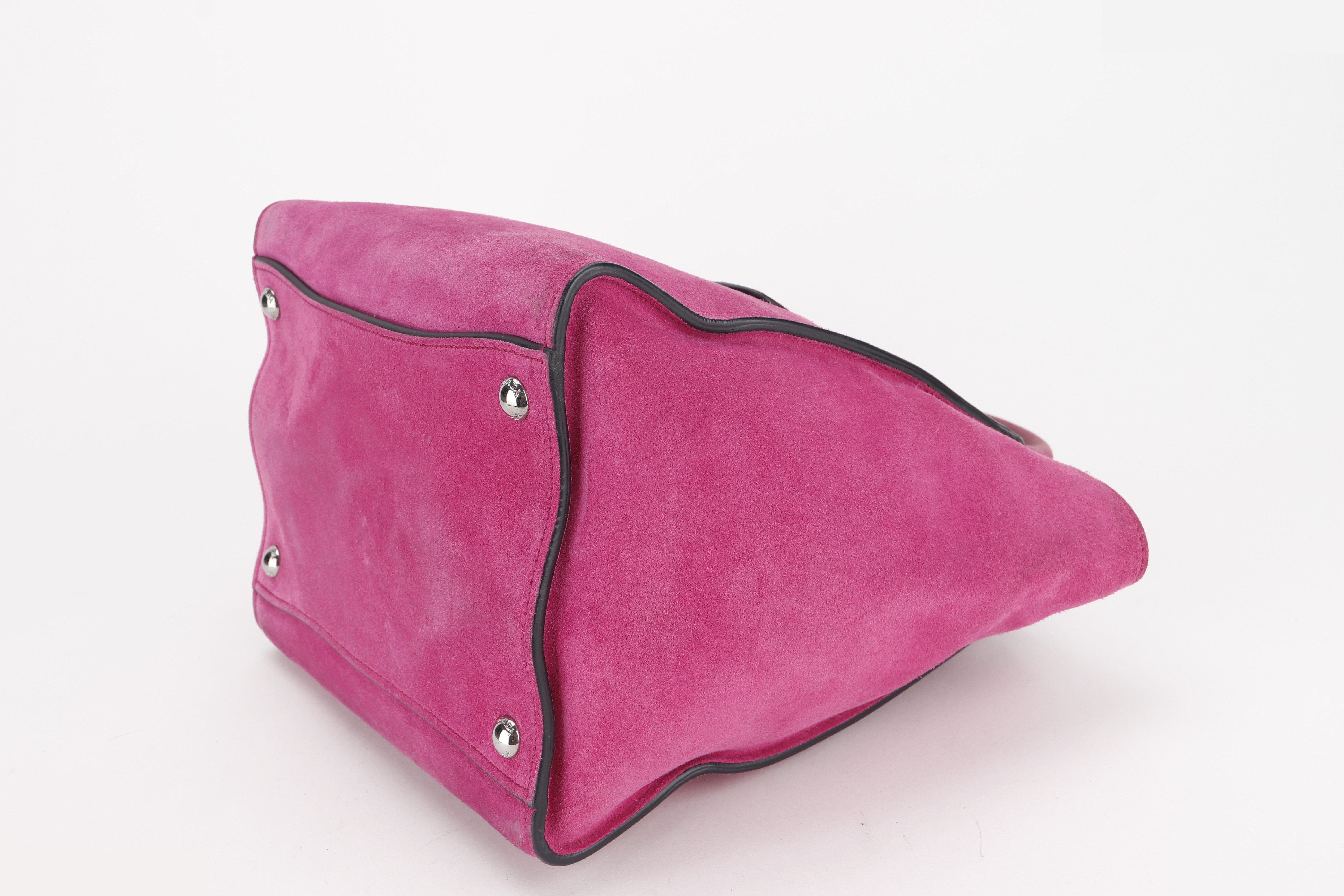 2 WAYS BAG MEDIUM PINK SUEDE SHW — view 6