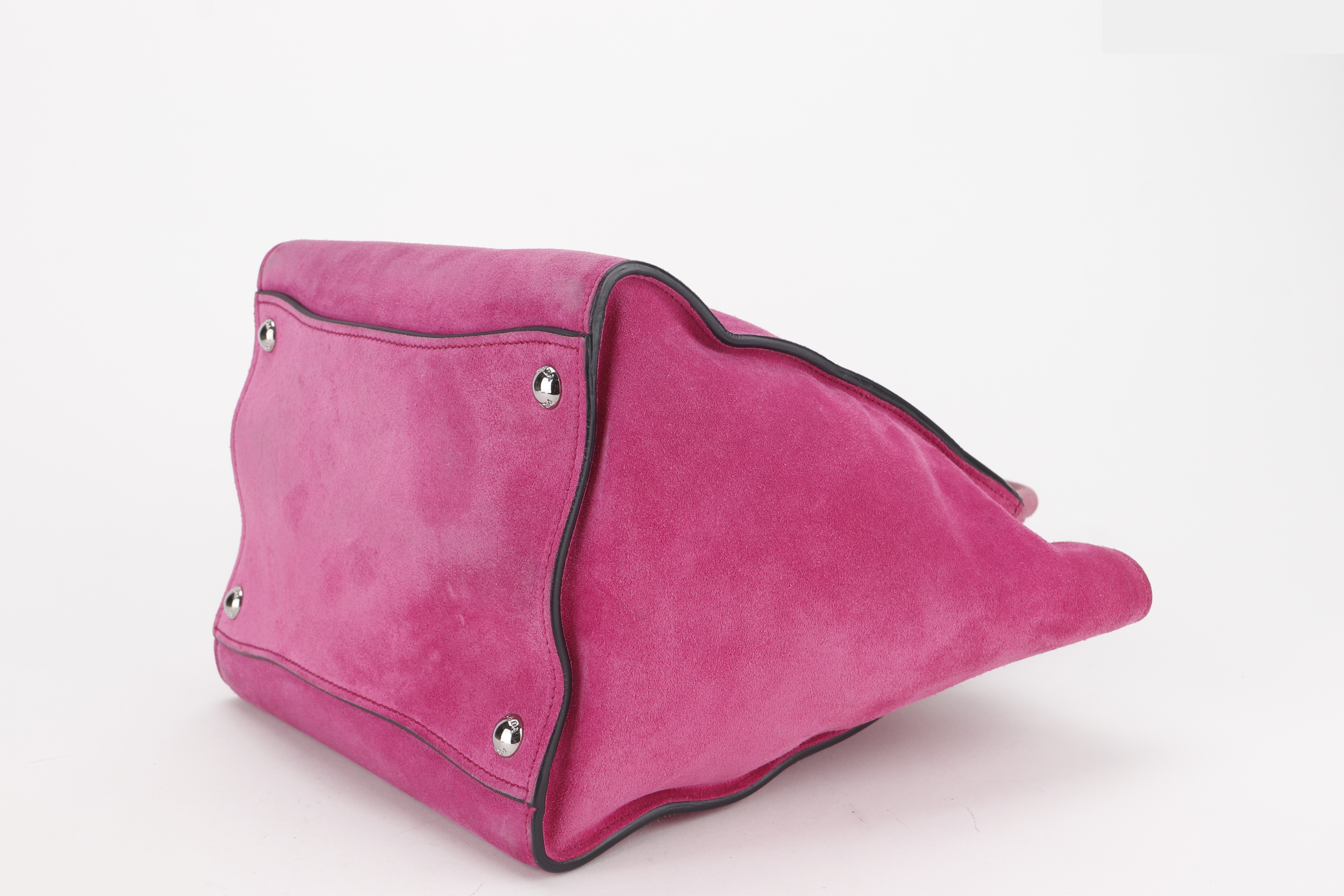 2 WAYS BAG MEDIUM PINK SUEDE SHW — view 7