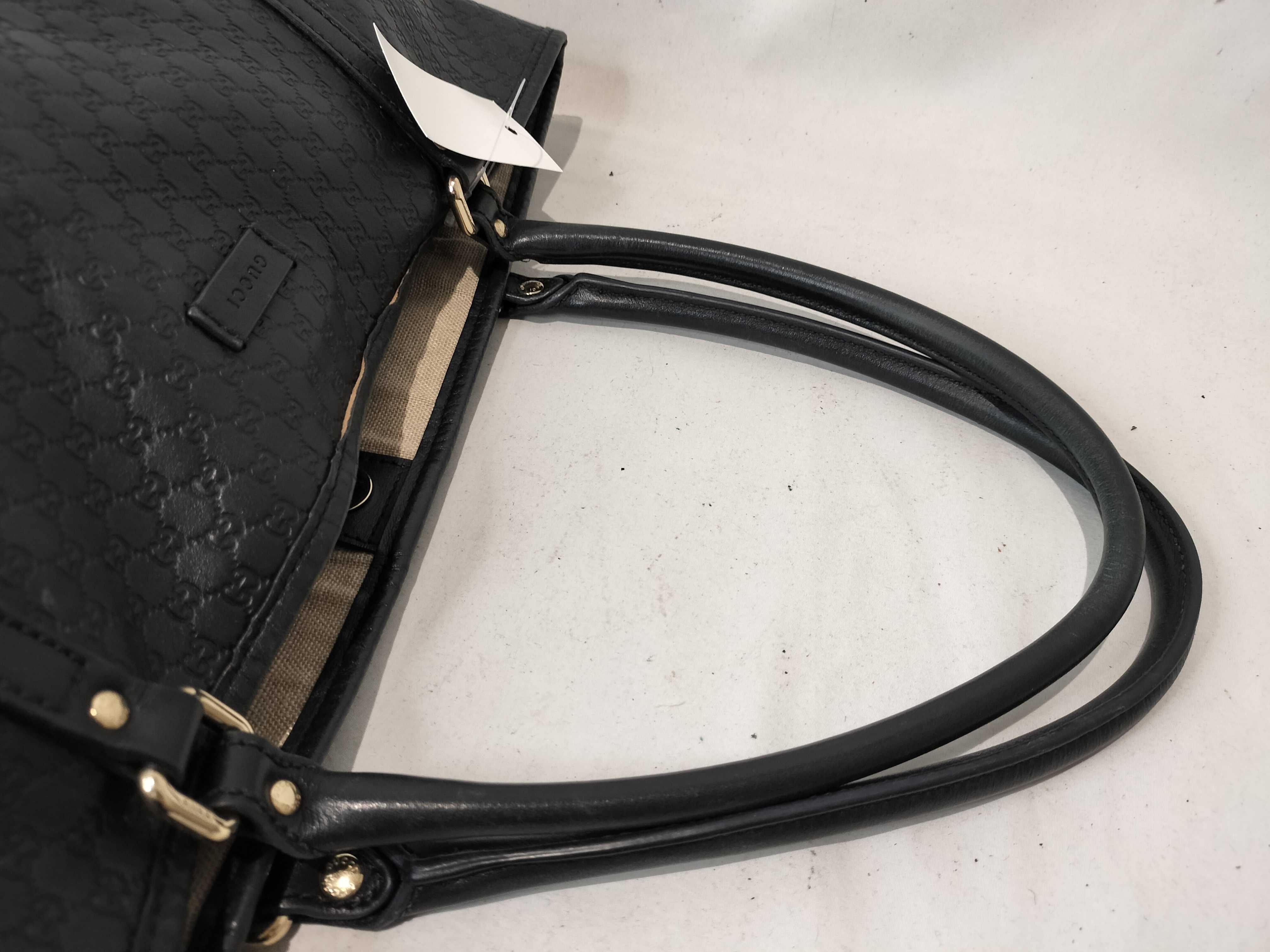 Guccissima Microguccissima 449647 Leather Handbag Black — view 4