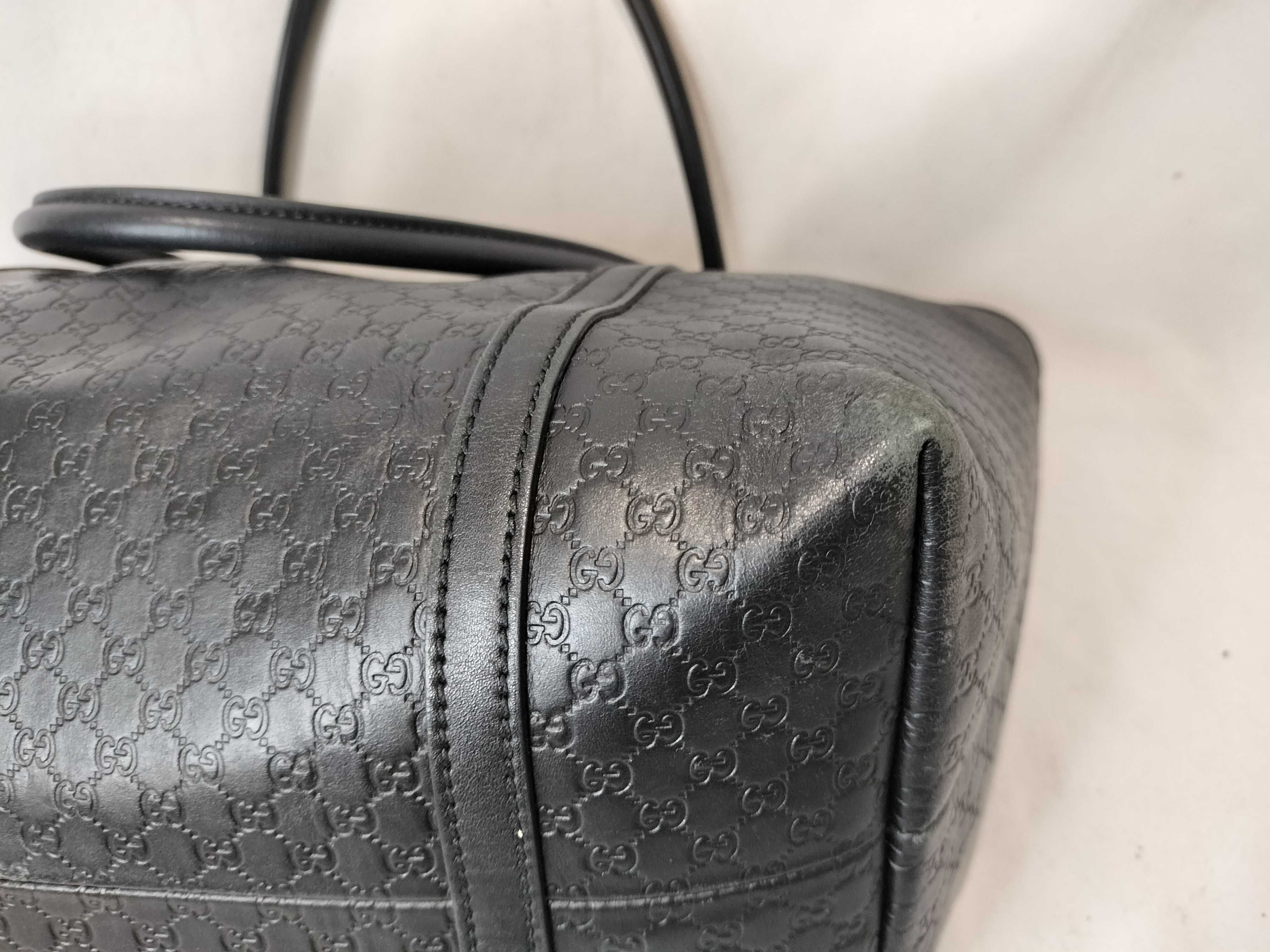 Guccissima Microguccissima 449647 Leather Handbag Black — view 7
