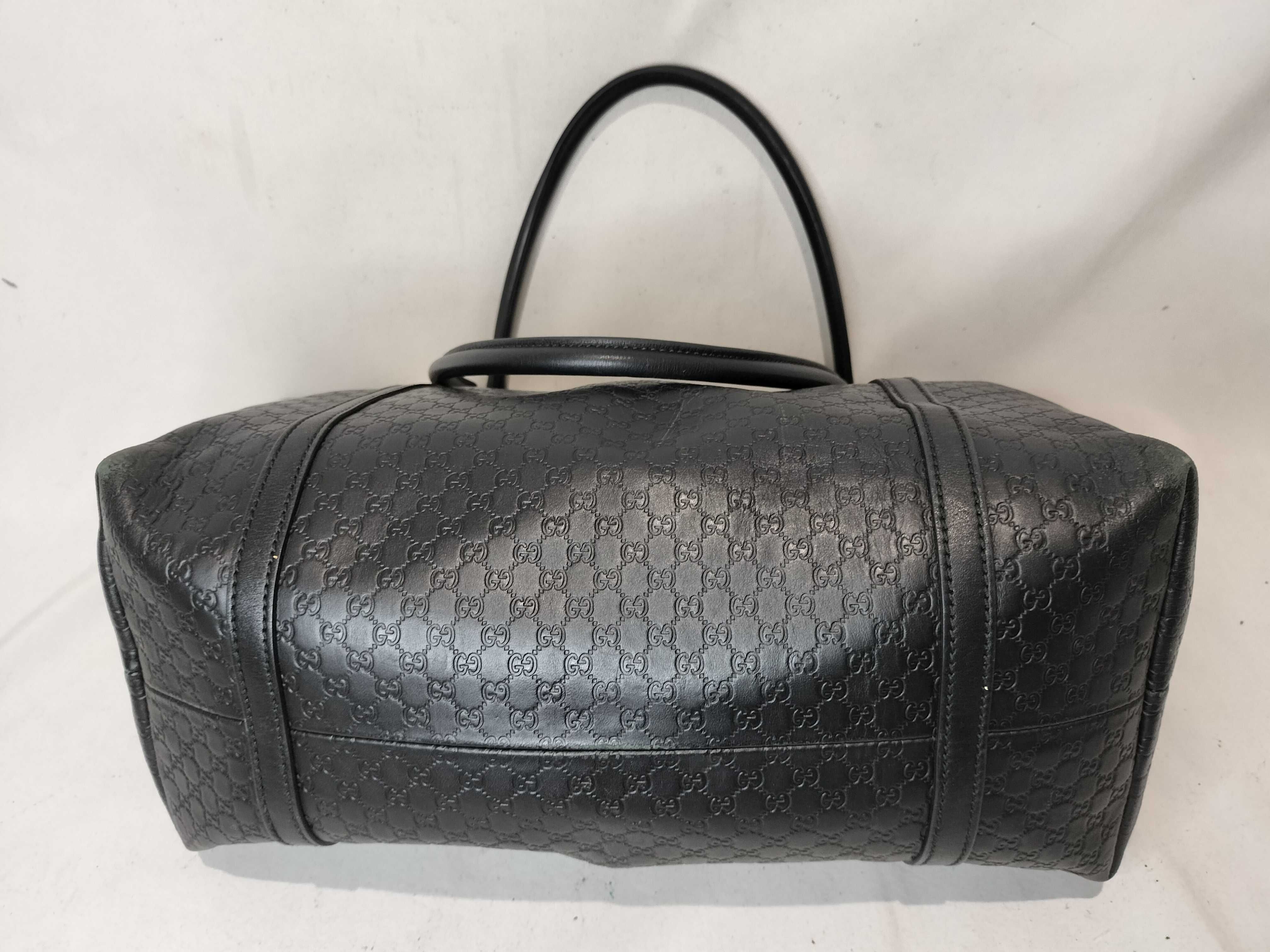 Guccissima Microguccissima 449647 Leather Handbag Black — view 8