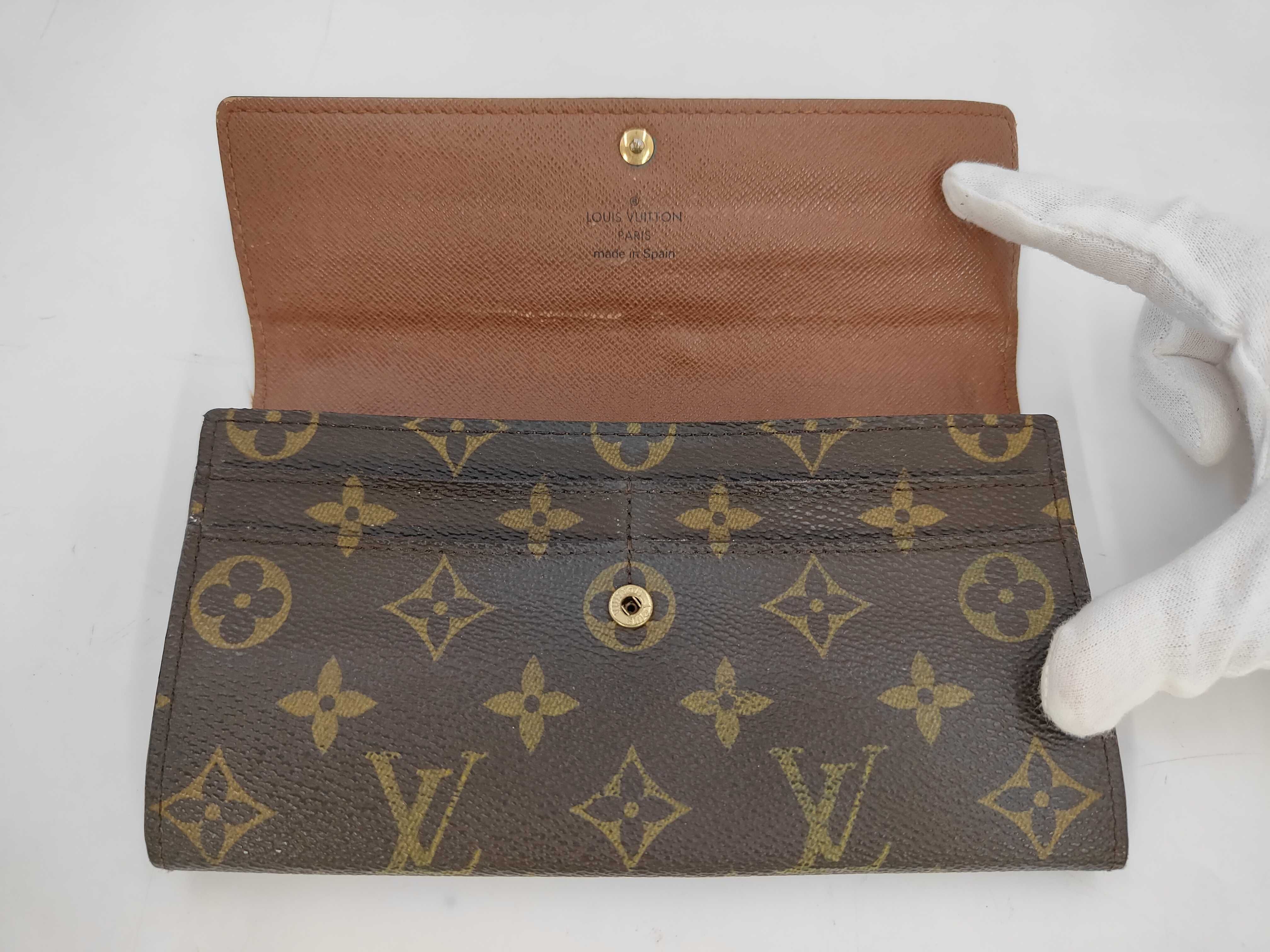 Monogram Louis Vuitton Monogram Portefeuille Sarah M61734/C2038 Wallet — view 4