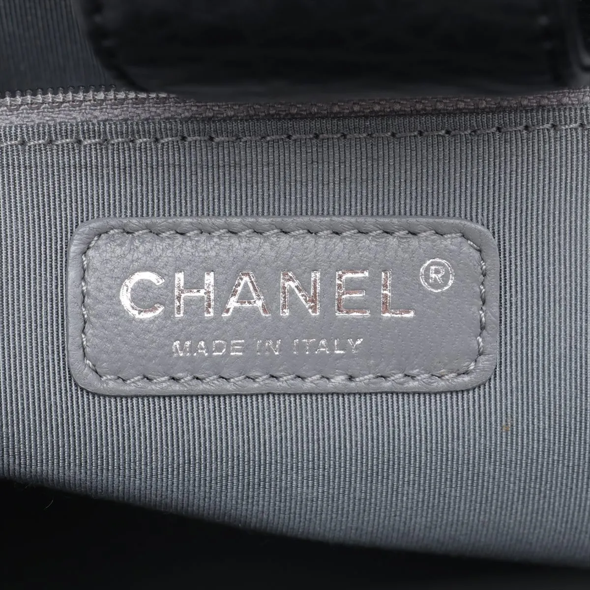 [Individually packaged] Chanel Executive Leather 2-Way Tote Bag, Black with Silver Hardware, 18179838, Serial Number 18 — view 14