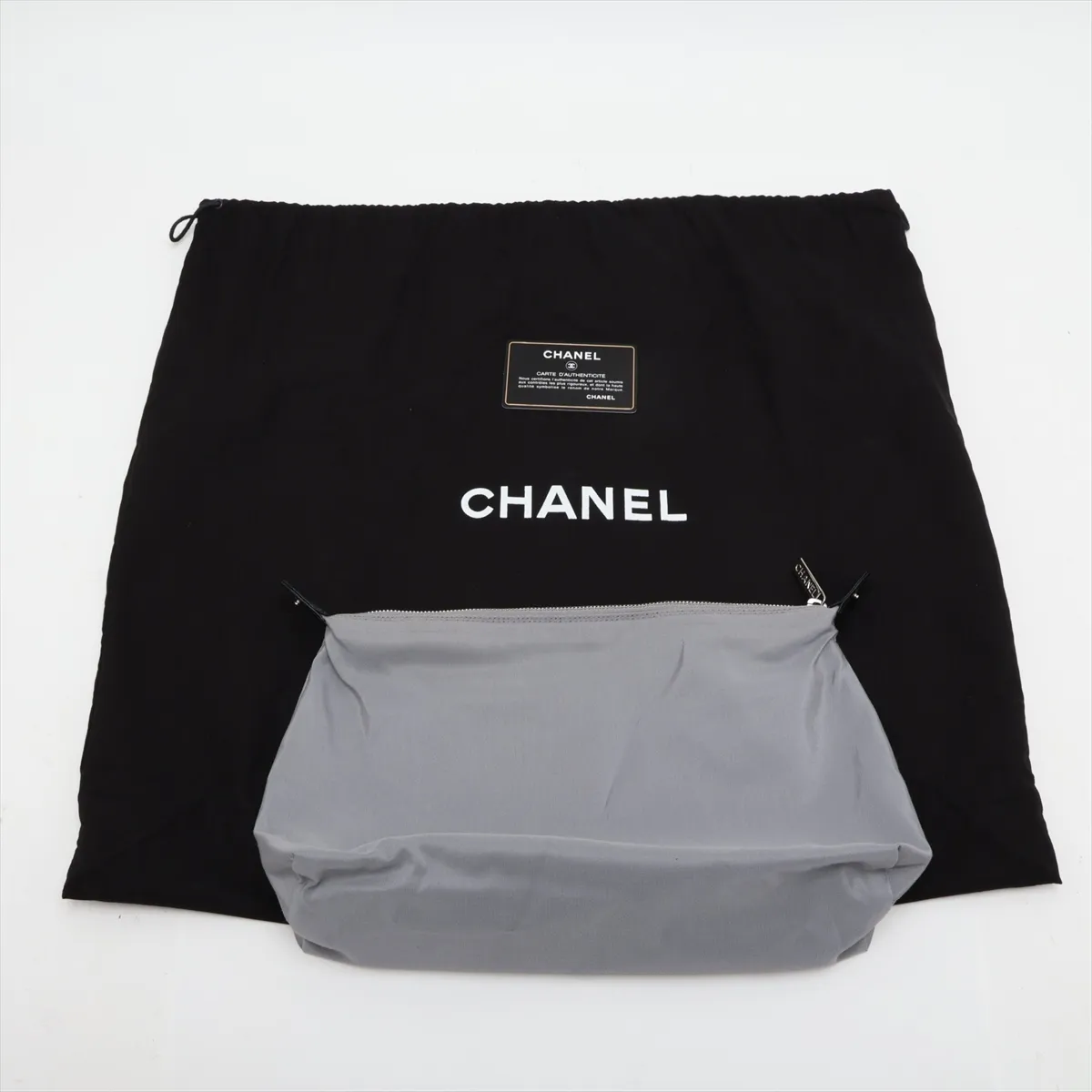 [Individually packaged] Chanel Executive Leather 2-Way Tote Bag, Black with Silver Hardware, 18179838, Serial Number 18 — view 15