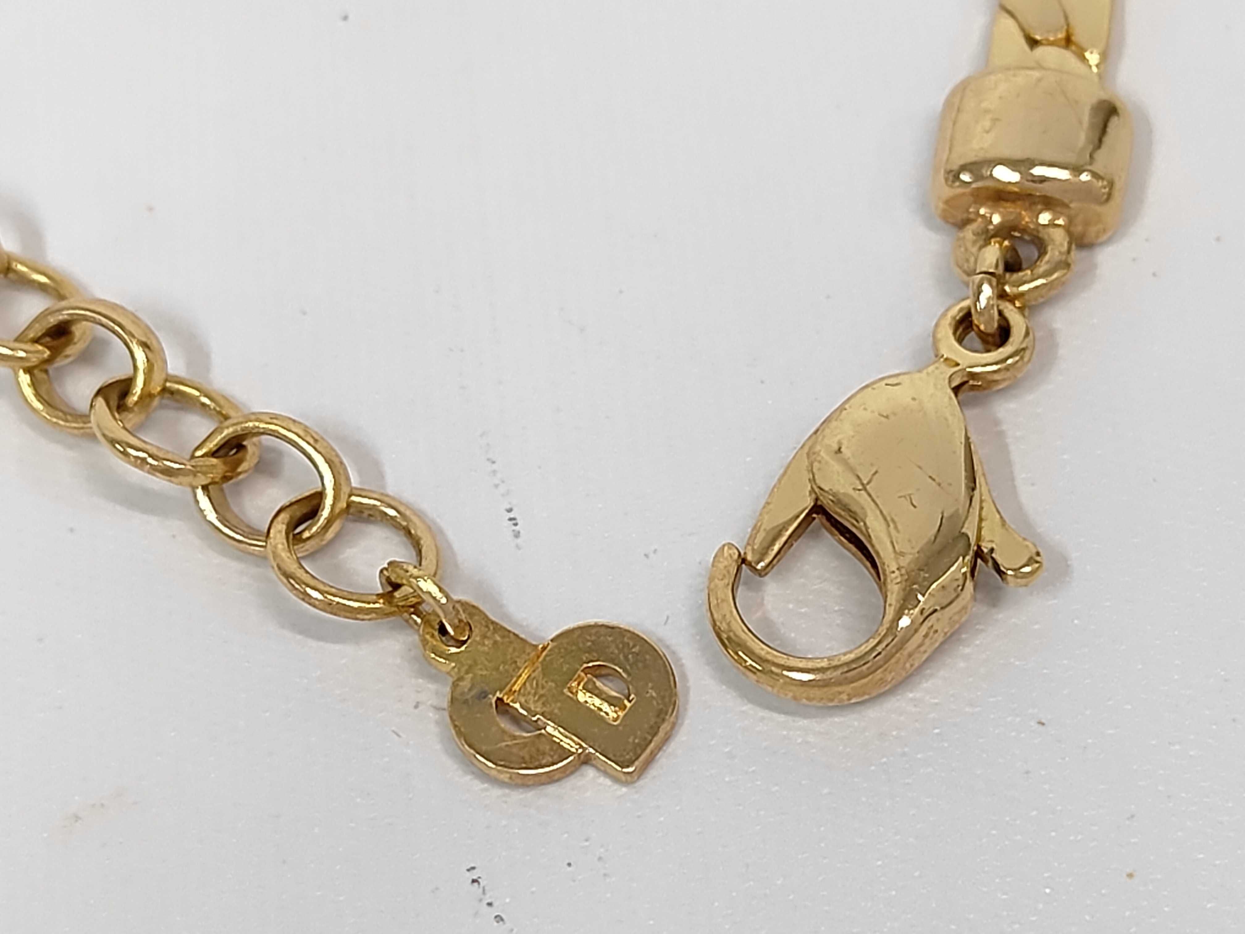 Gold/Rhinestone/Moon and Star Necklace — view 5
