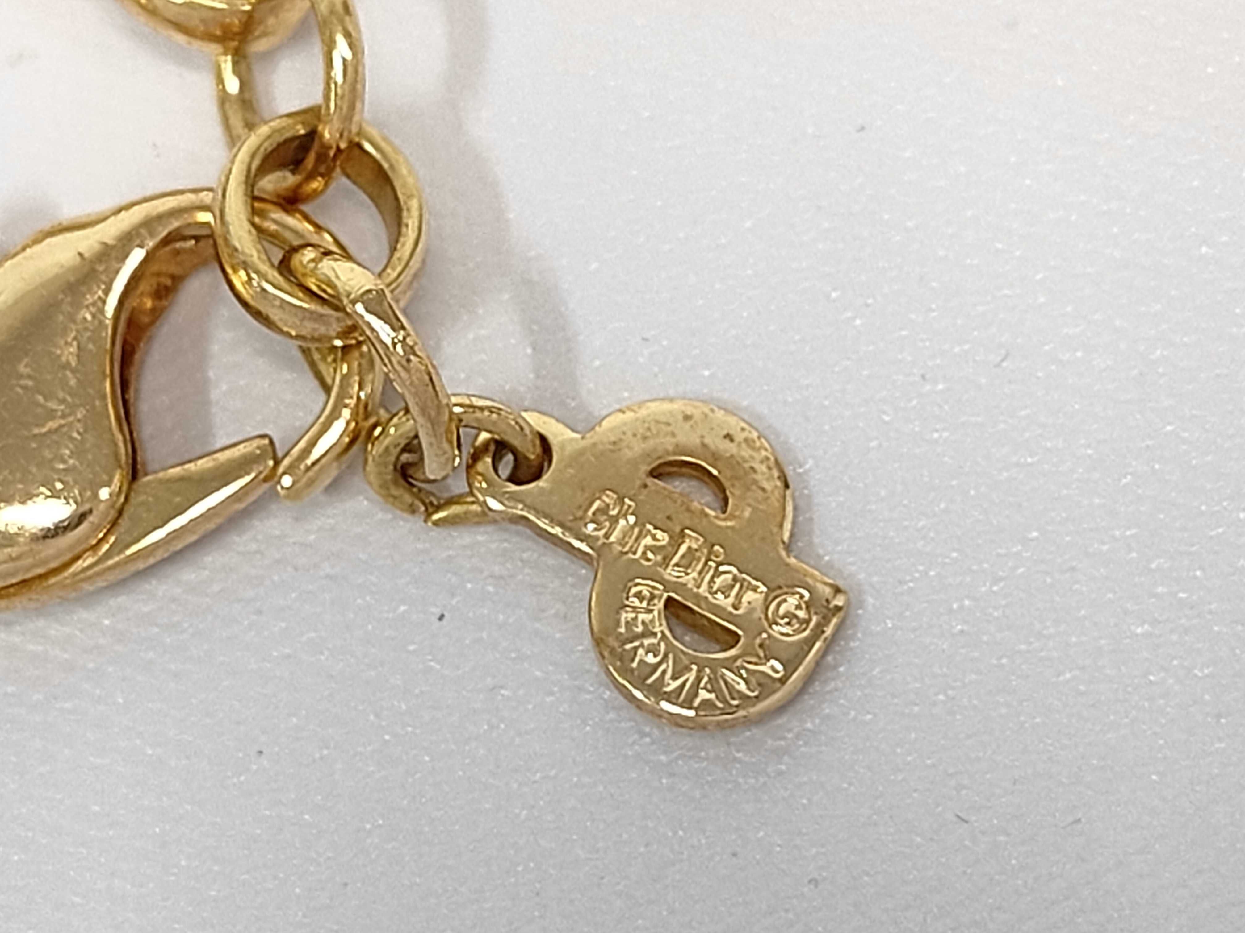 Gold/Rhinestone/Moon and Star Necklace — view 6