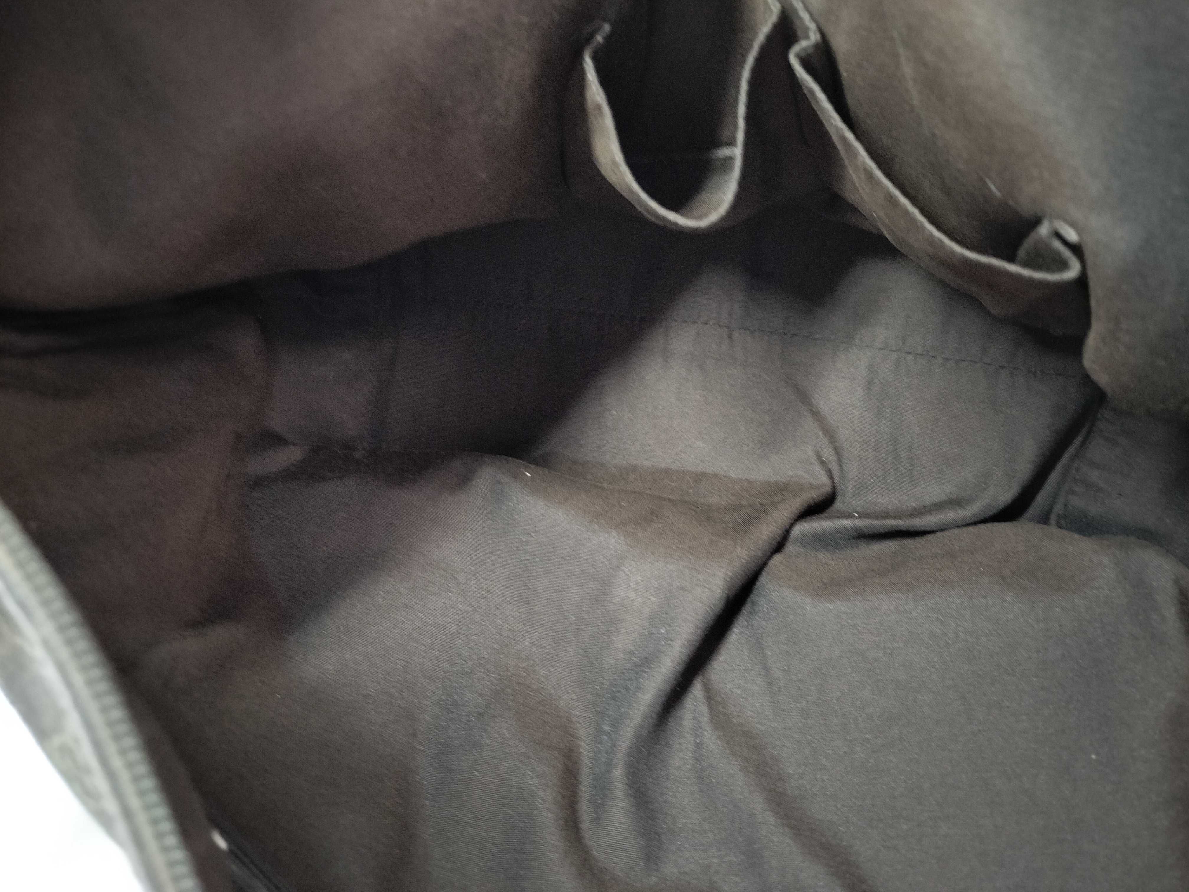 Bamboo Black Leather GG Monogram Bamboo Handle Bag Tote Bag — view 8