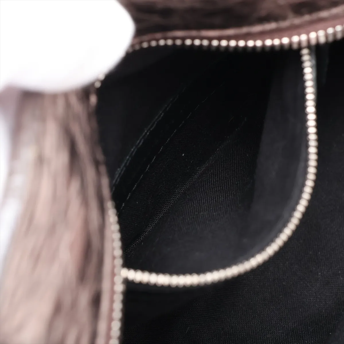 Neo Cagol XS 700940 Leather 2-Way Handbag Gold with Mirror — view 9