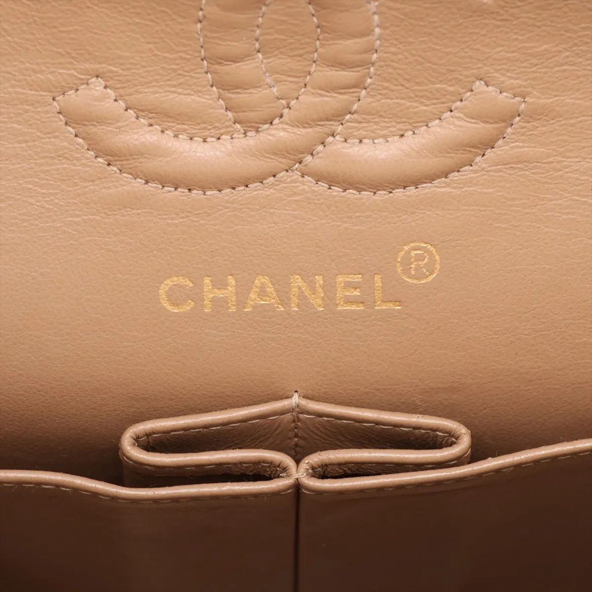 [Individually packaged] Chanel Matelassé 23 Small Lambskin Double Flap Double Chain Bag, Brown with Gold Hardware, 3614215, Series 3 — view 11