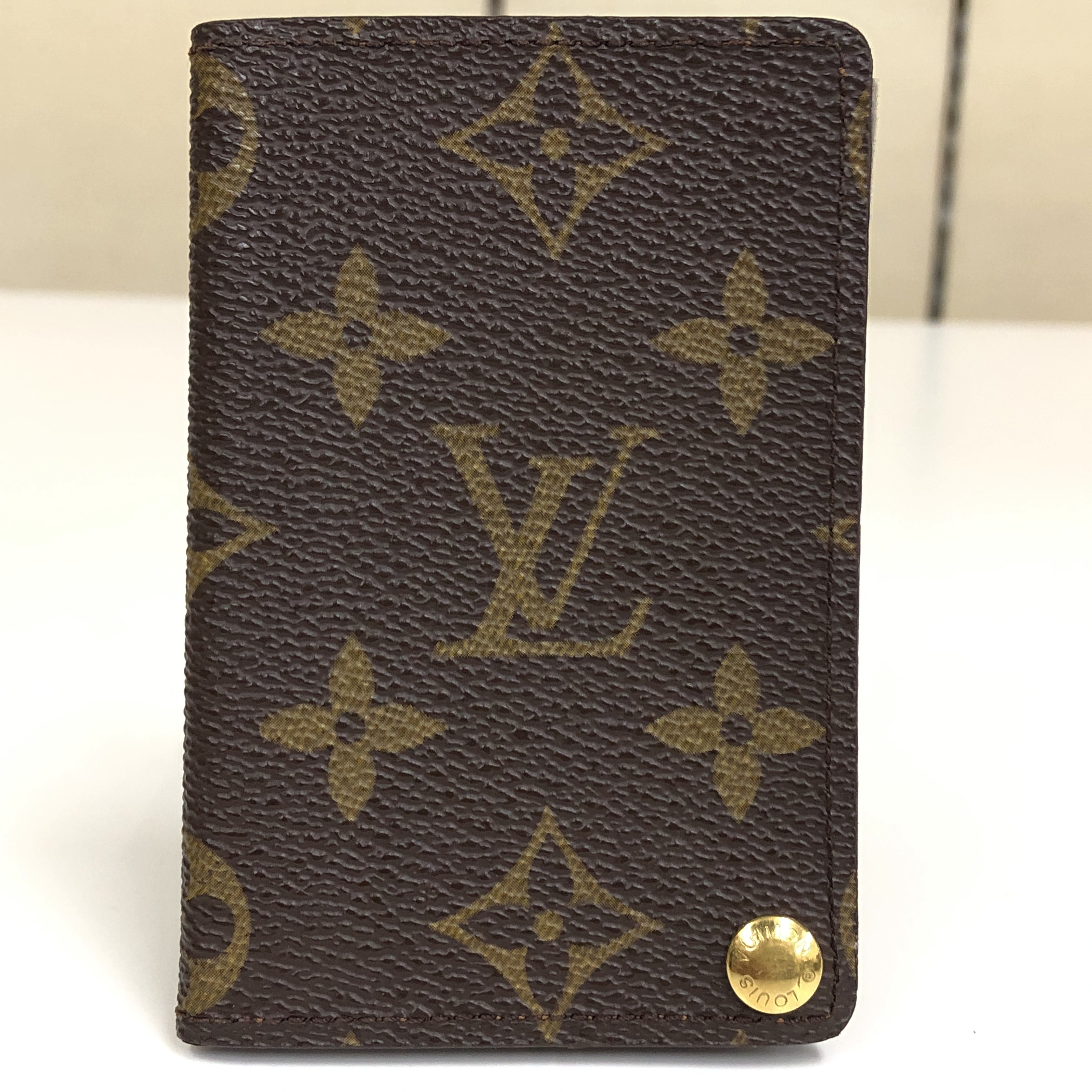 Monogram Portecarte Credit Pression M60937 Card Case CT1917 Business Card Holder Pass Case Card Holder Made in France Wallet