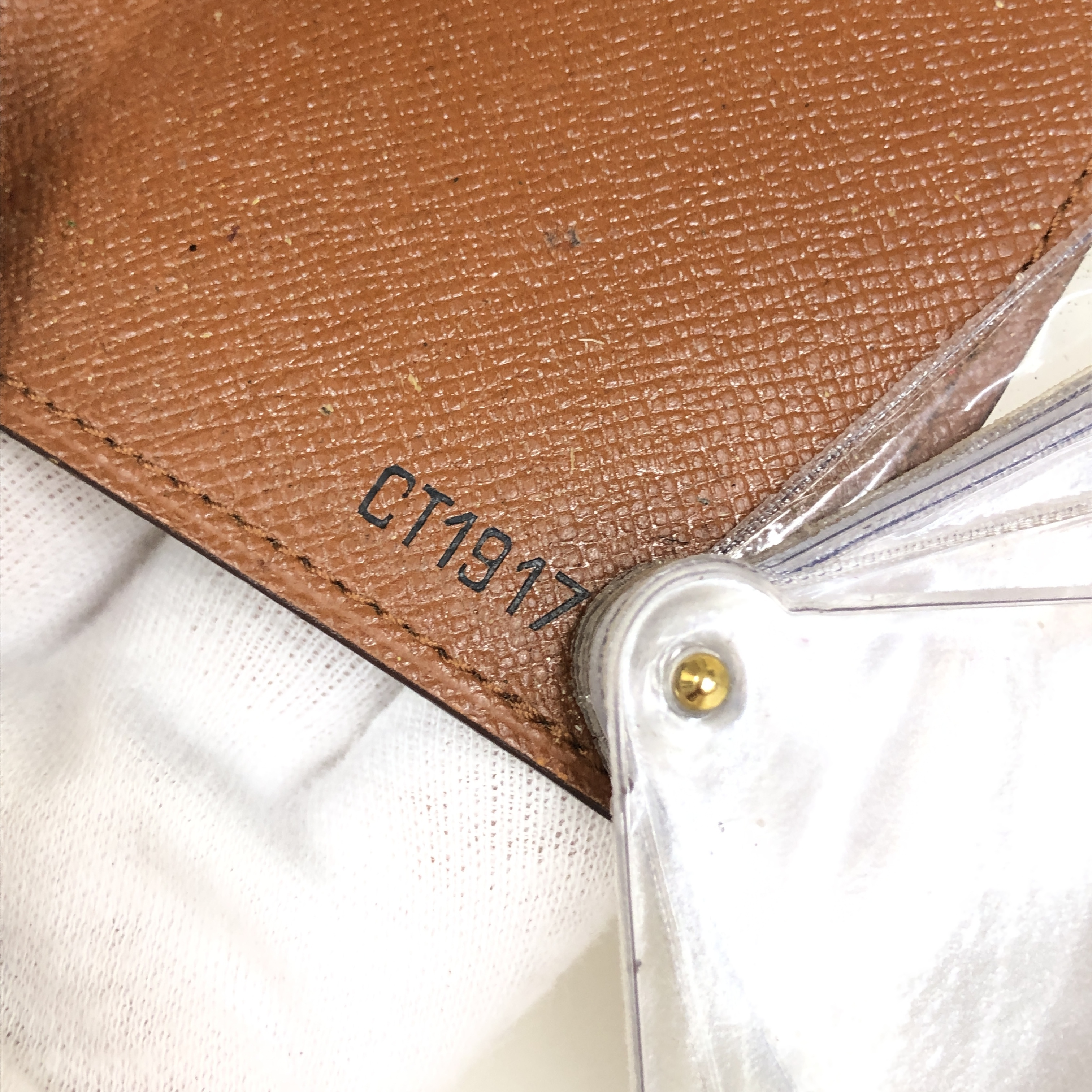 Monogram Portecarte Credit Pression M60937 Card Case CT1917 Business Card Holder Pass Case Card Holder Made in France Wallet — view 12